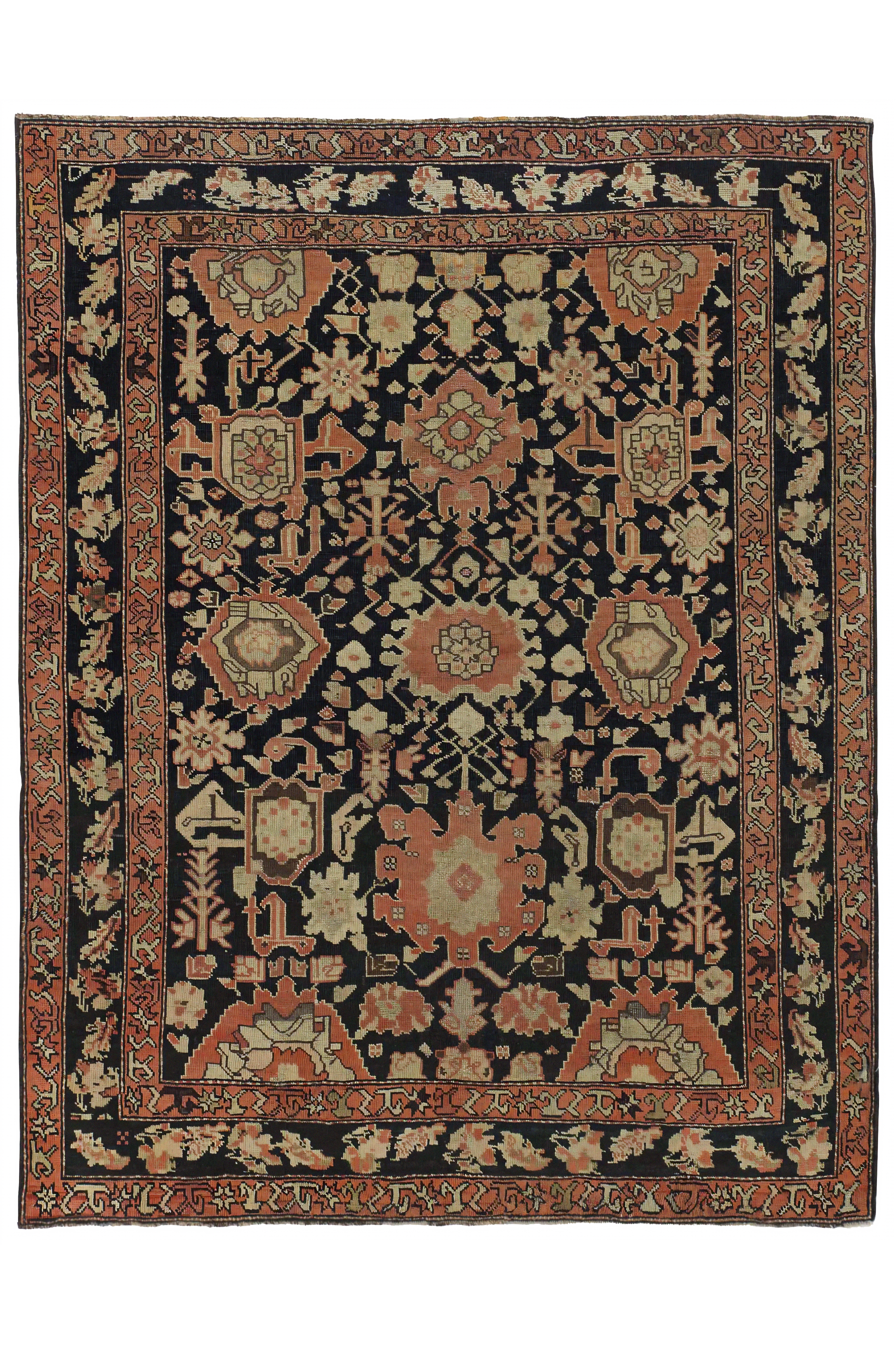 Vintage Russia Karabagh Traditional Rug 10468