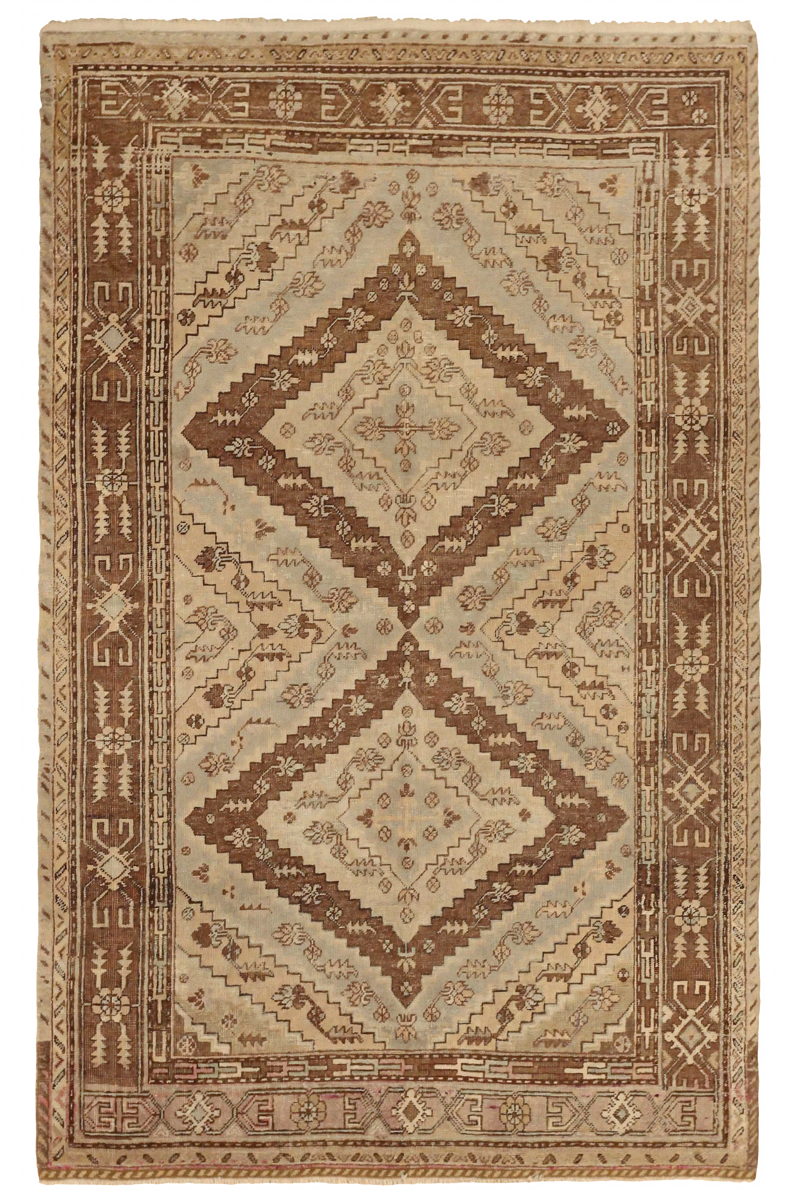 Vintage Russia Khotan Tribal Rug 10482
