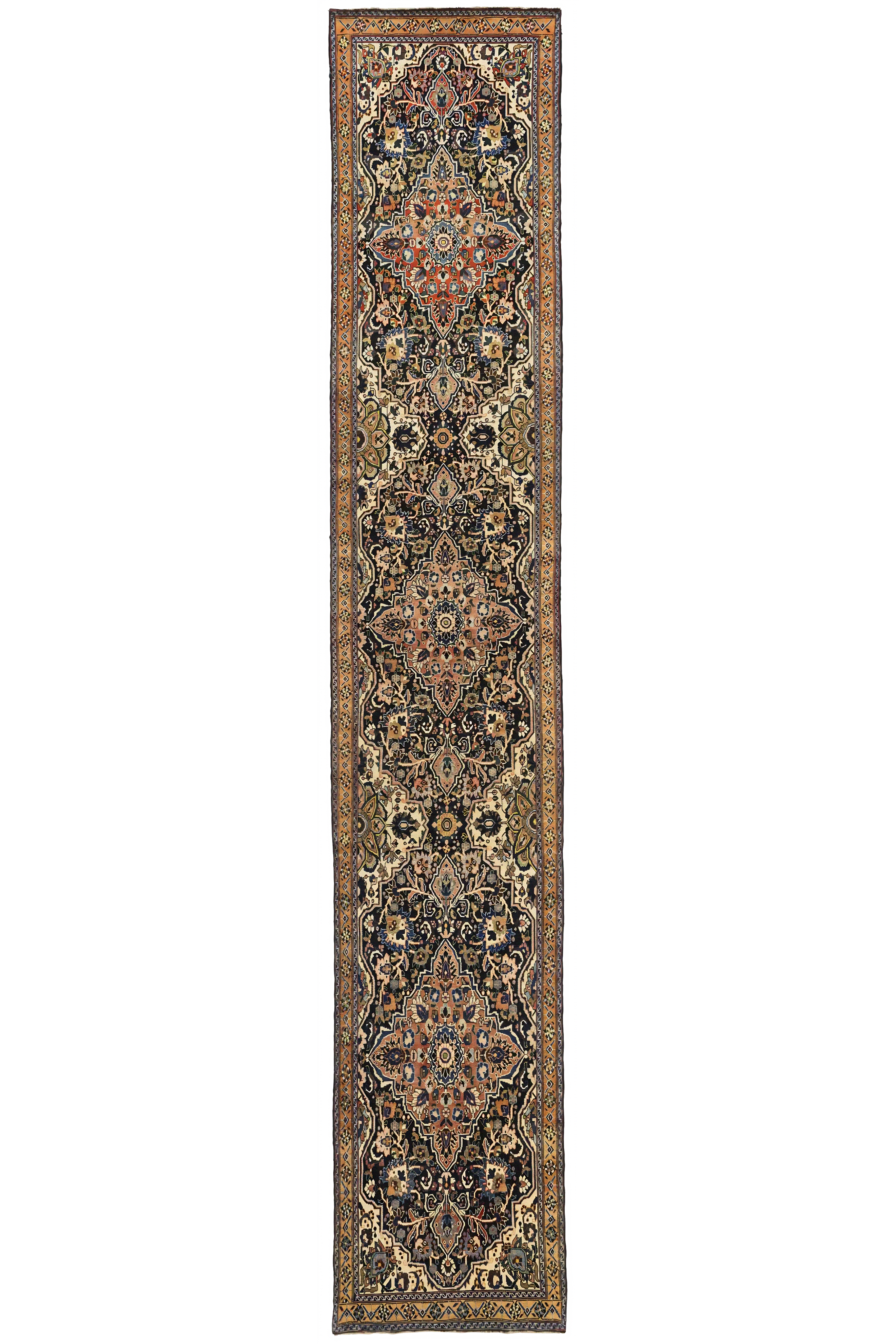 Vintage Persian Malayer Traditional Rug 10502