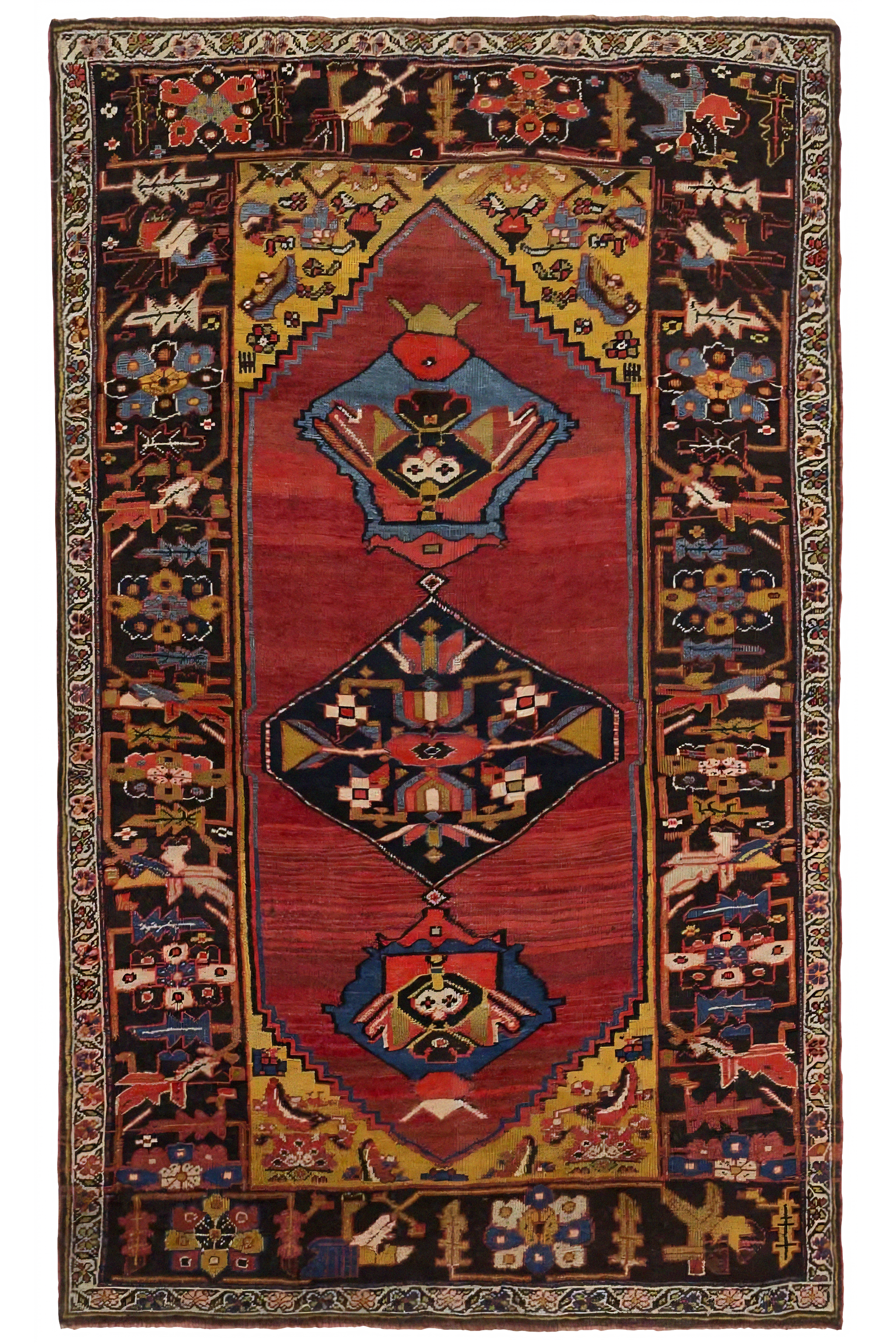 Persian Bijar Traditional Rug 10513