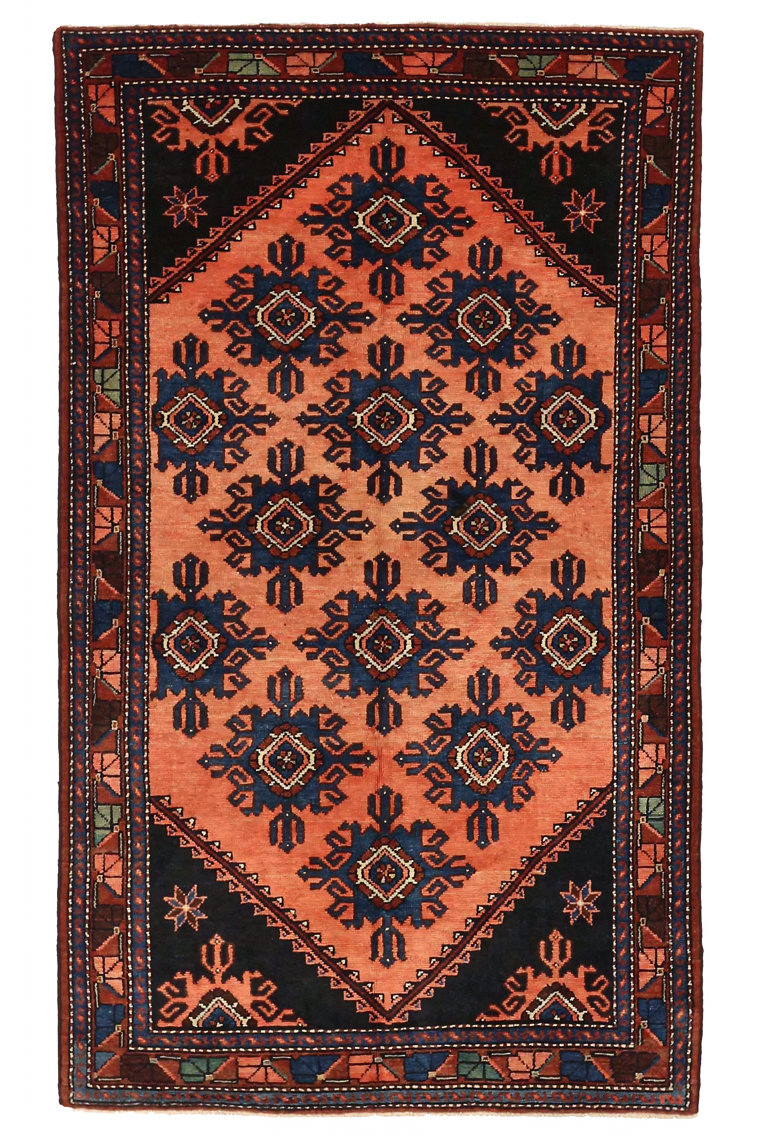 Antique Persian Hamadan Traditional Rug 10843