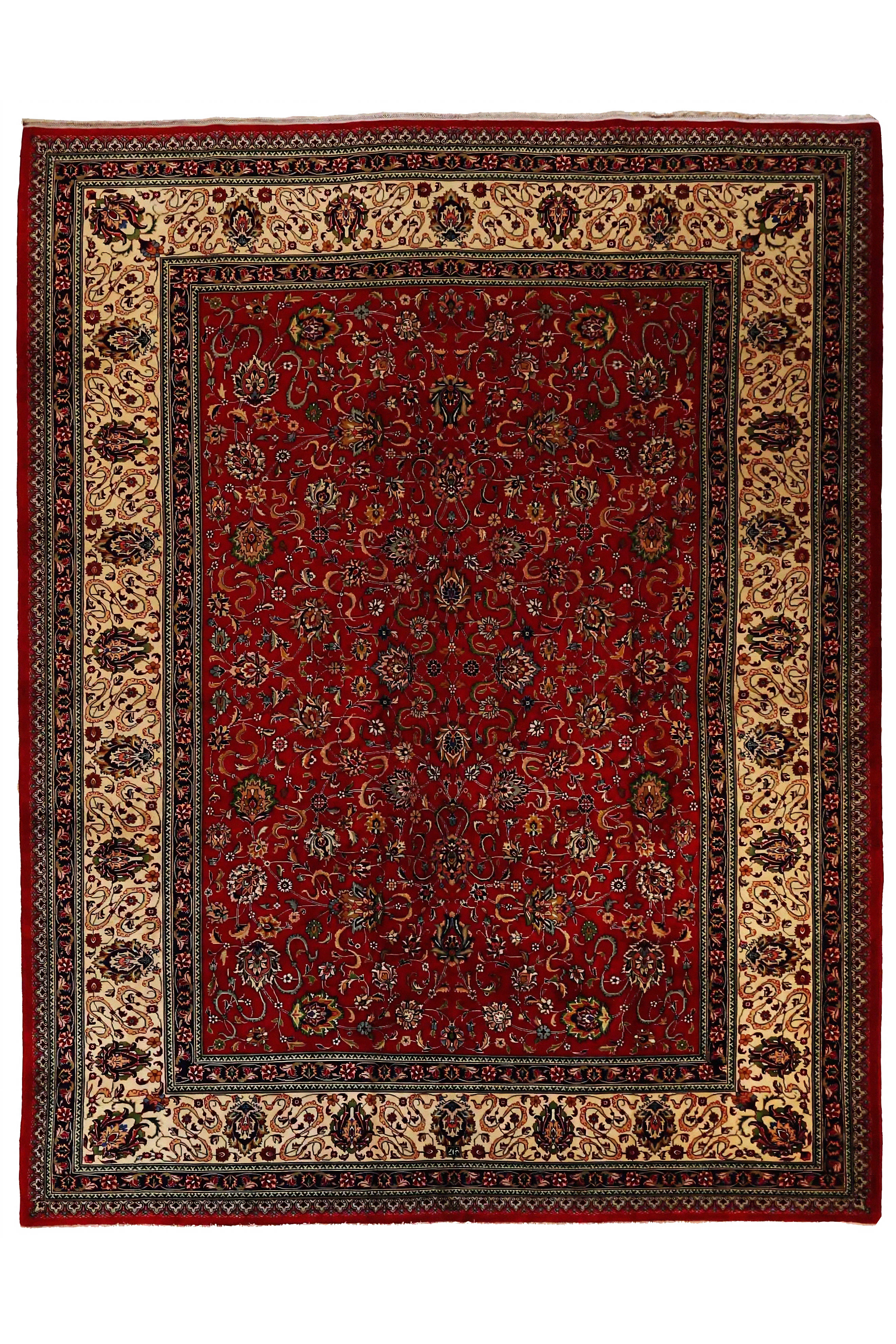 Antique Persian Tabriz Traditional Rug 69902