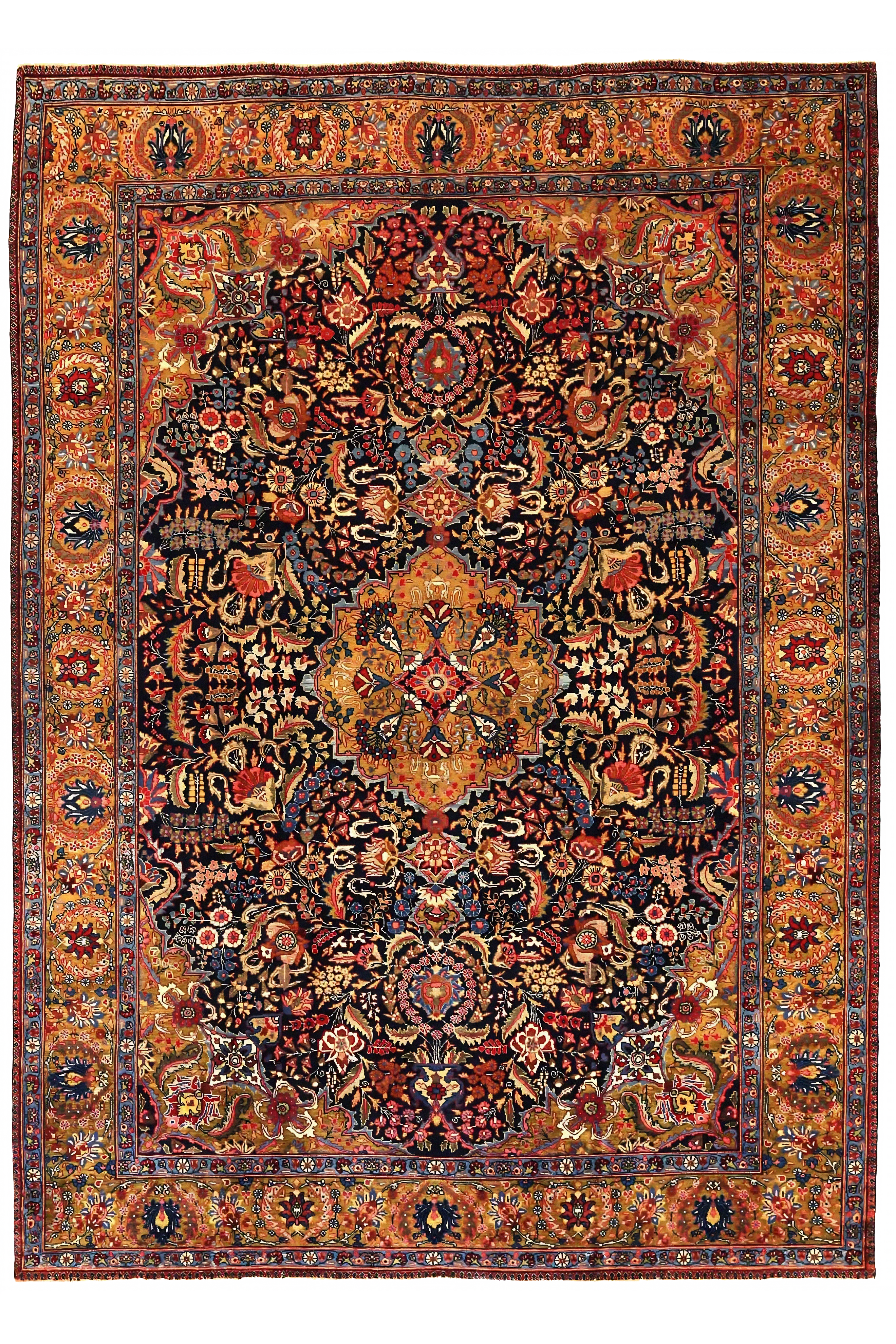 Antique Persian Traditional Rug 69914