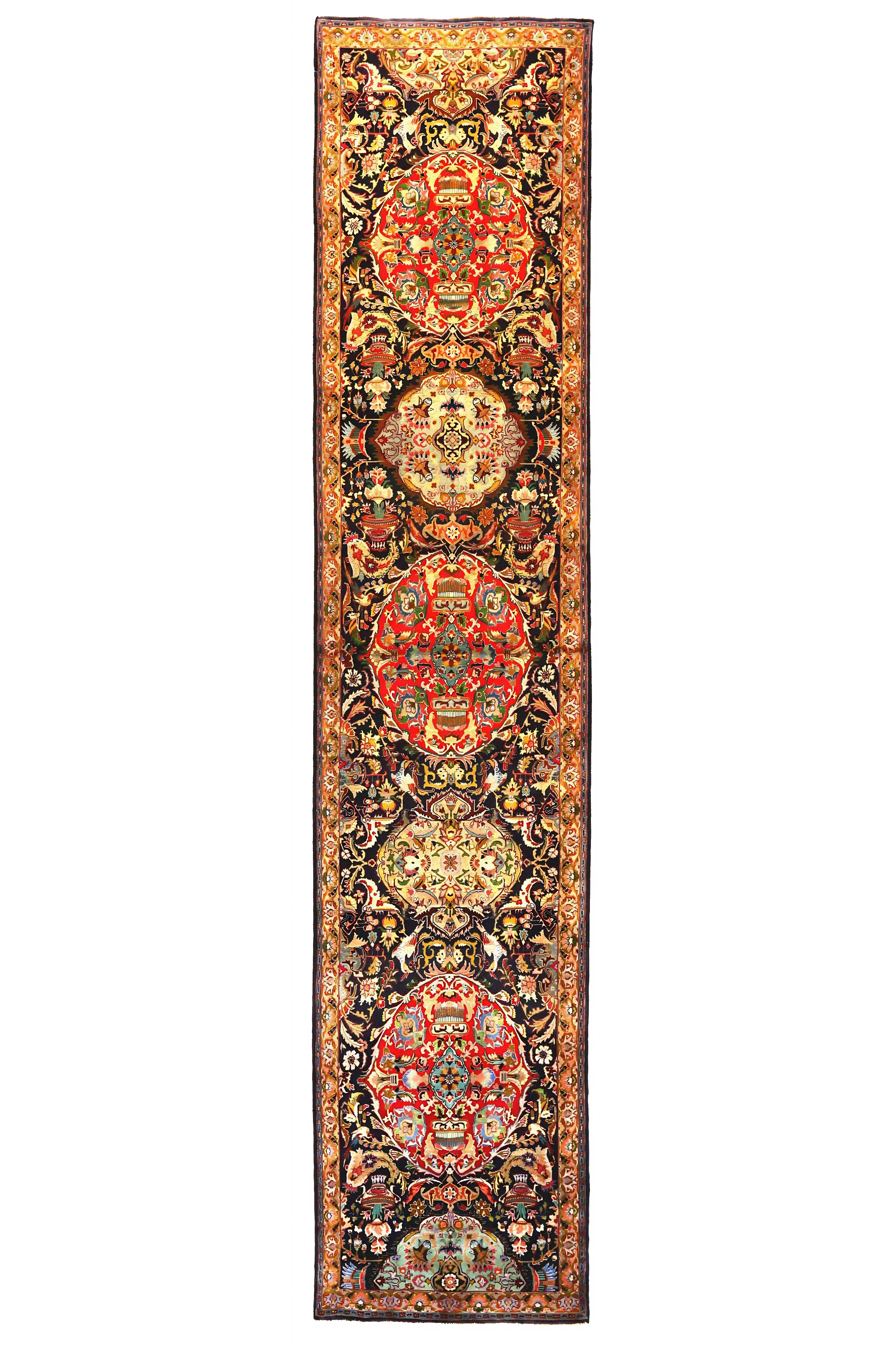 Antique Persian Tabriz Traditional Rug 69922