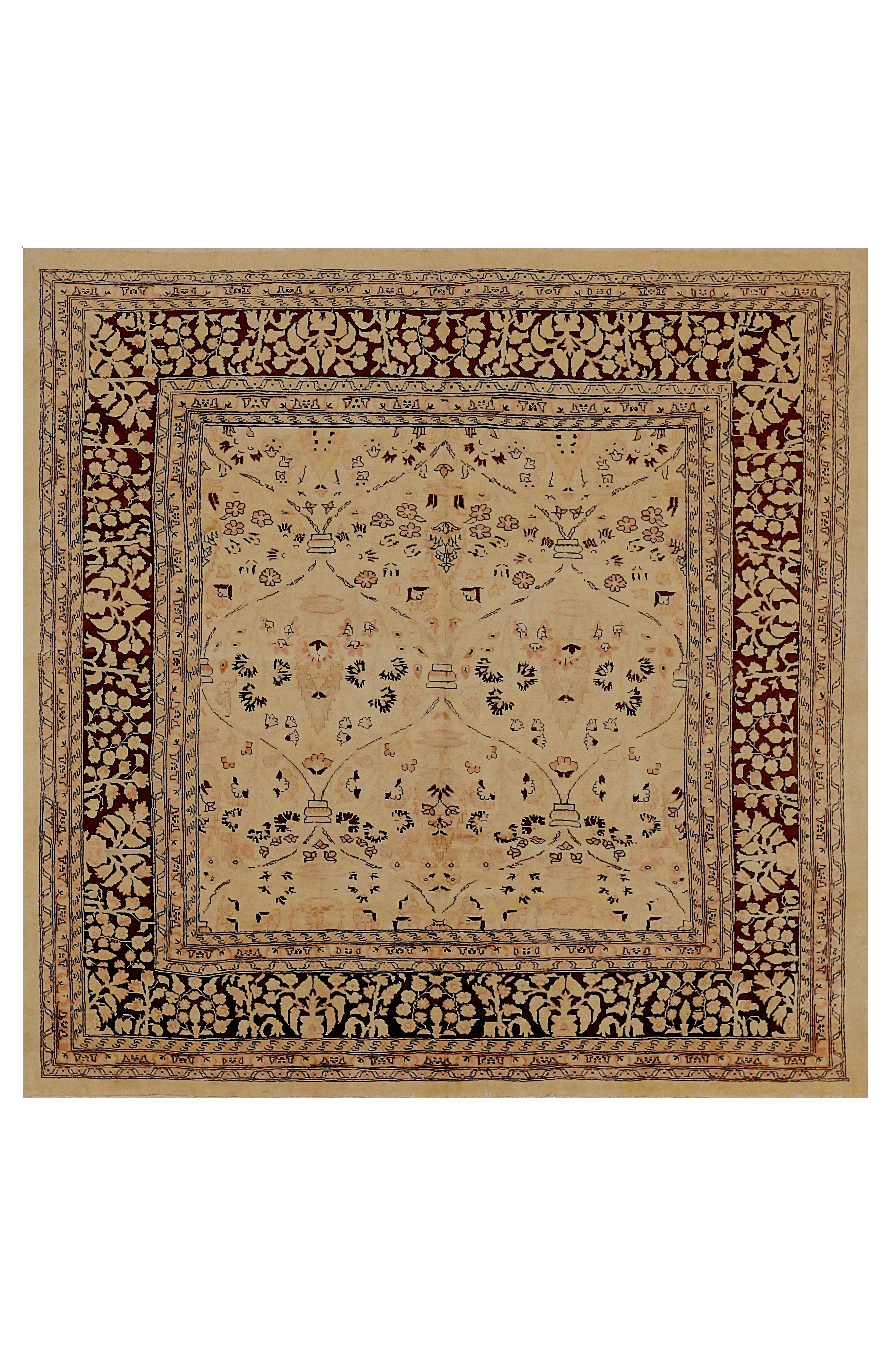 Antique Persian Tabriz Traditional Rug 71925