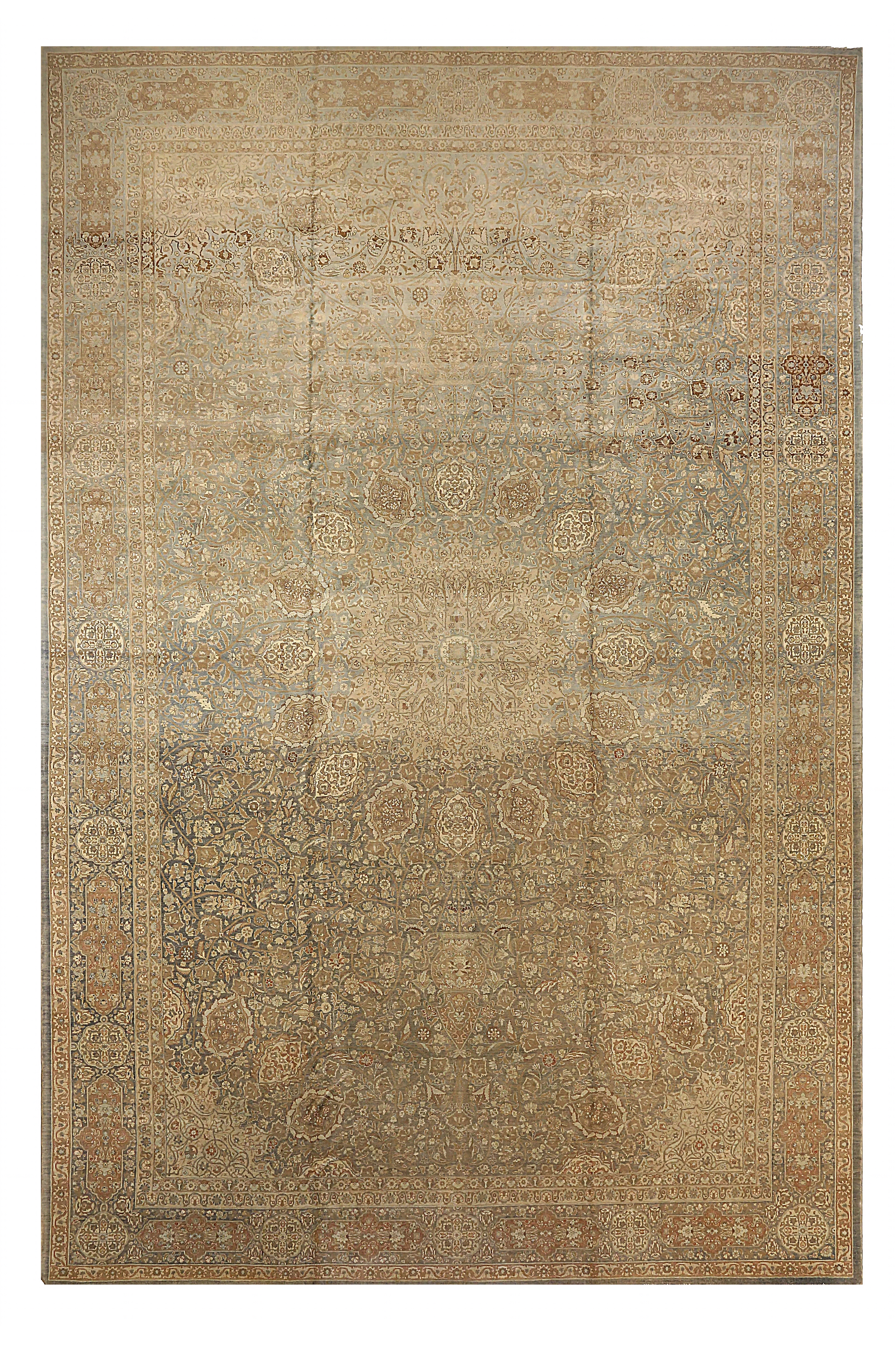 Antique Persian Transitional Rug 73919