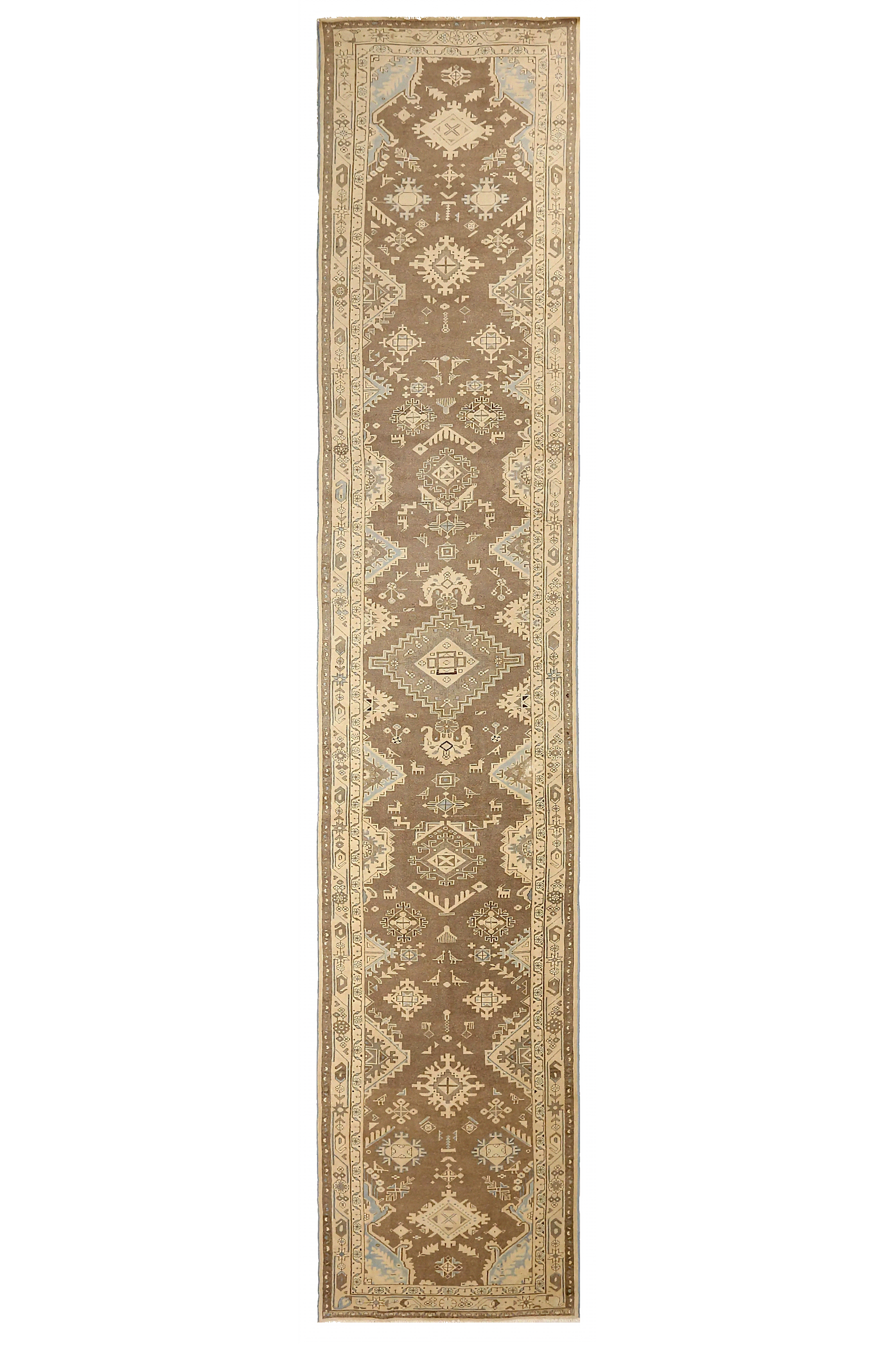 Antique Persian Malayer Traditional Rug 74015