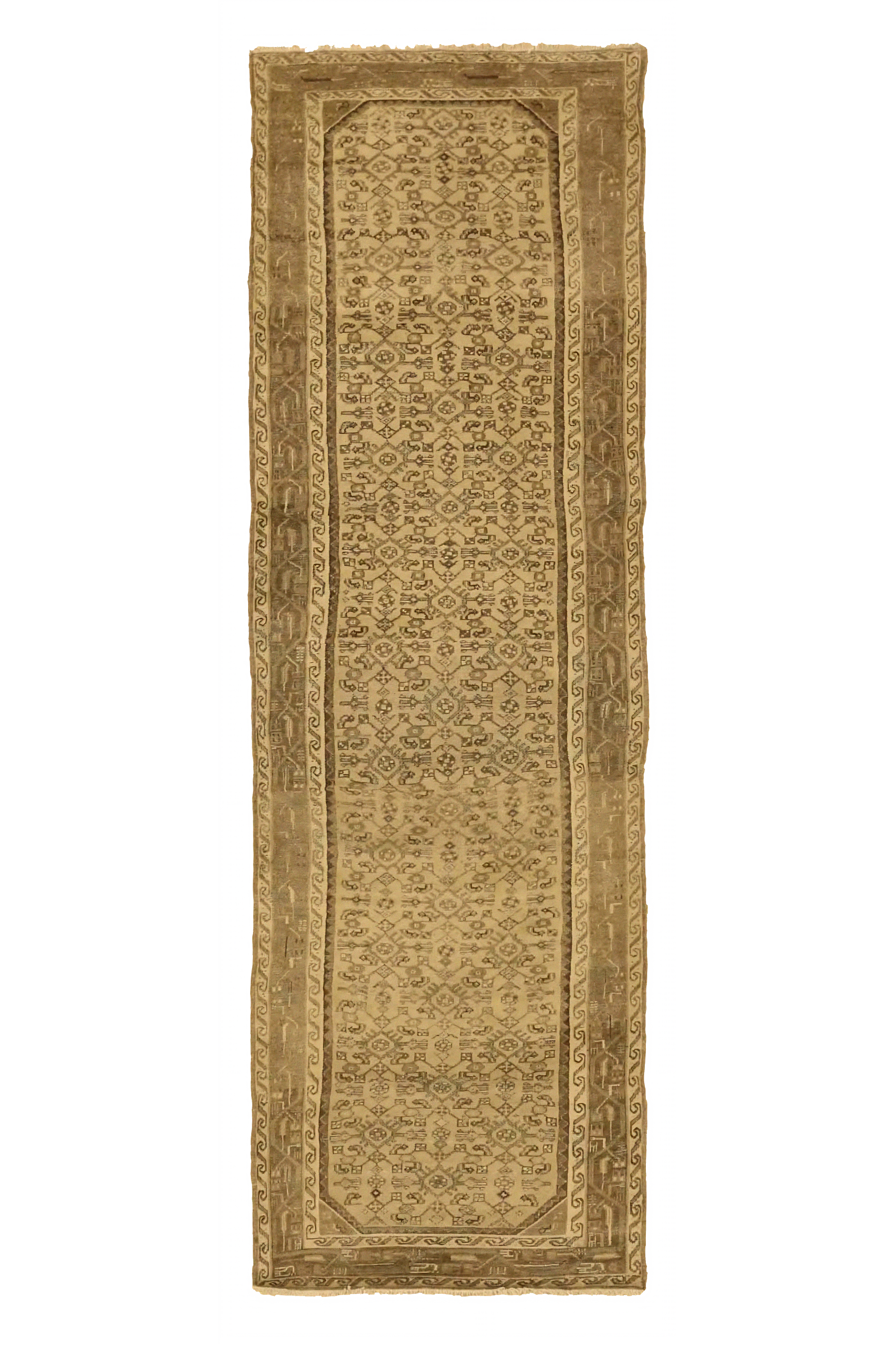 Antique Persian Malayer Transitional Rug 74061