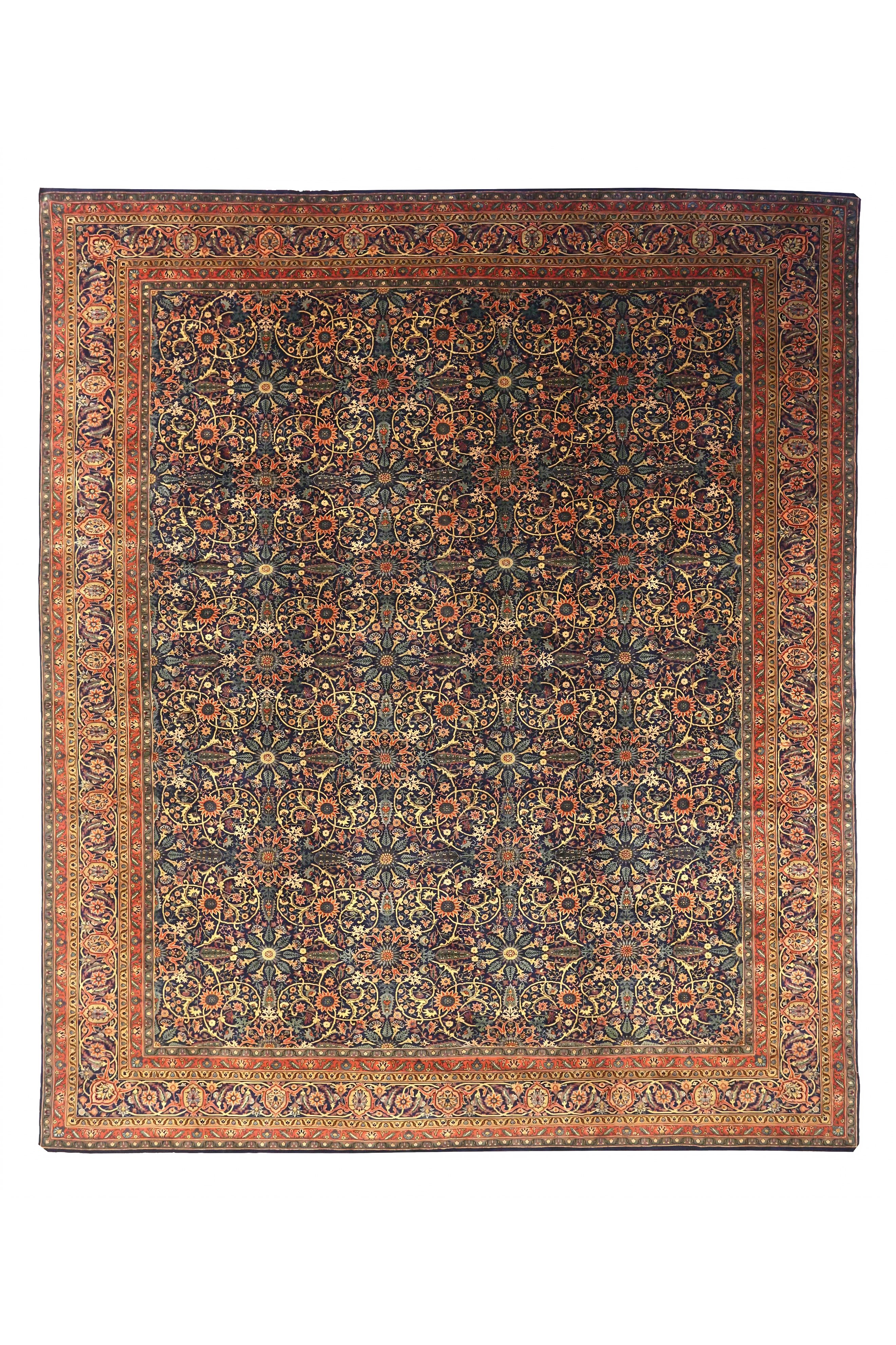 Antique Persian Traditional Rug 75481
