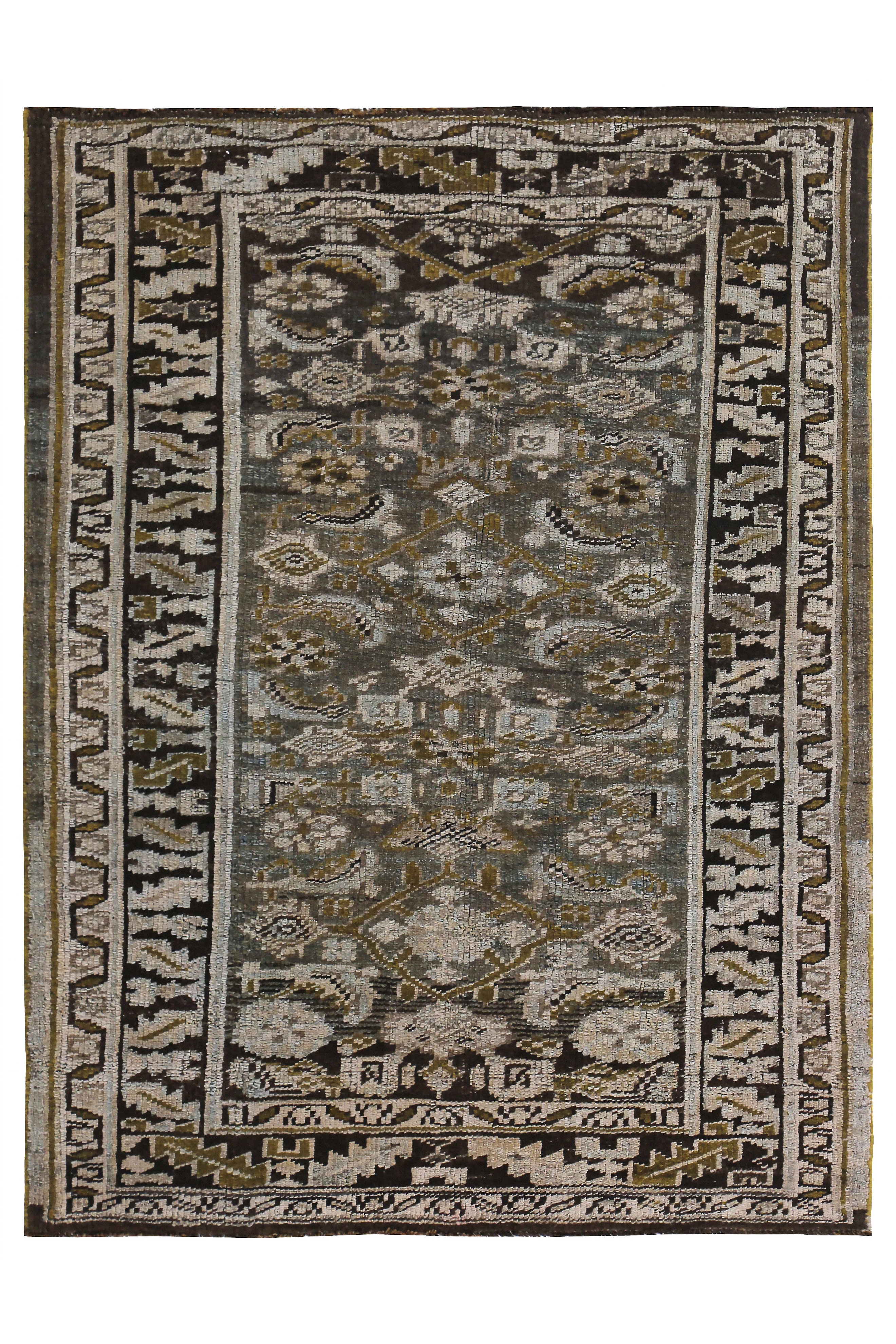 Antique Persian Bijar Traditional Rug 89672