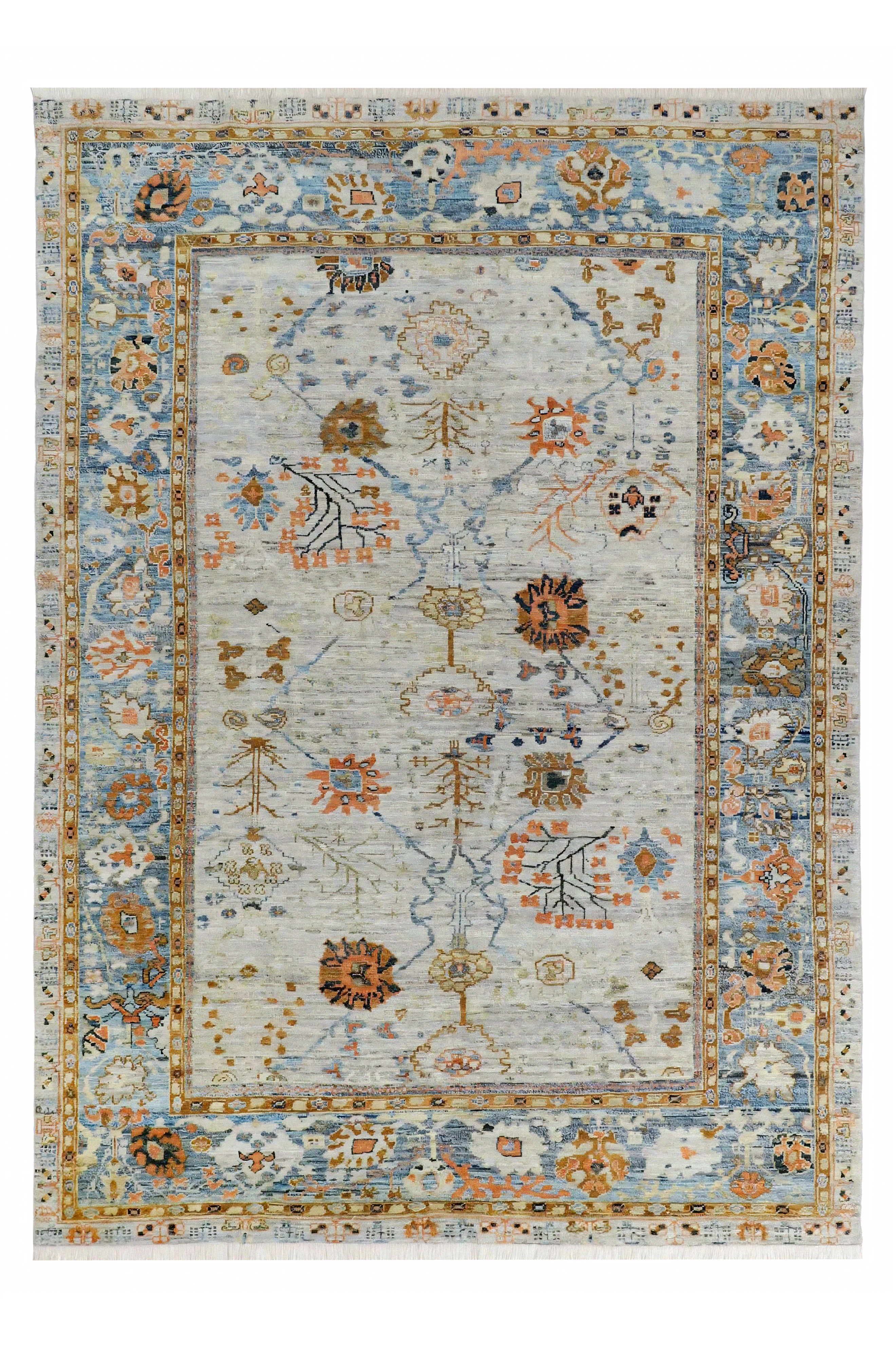 Turkey Oushak Tribal Rug 90747