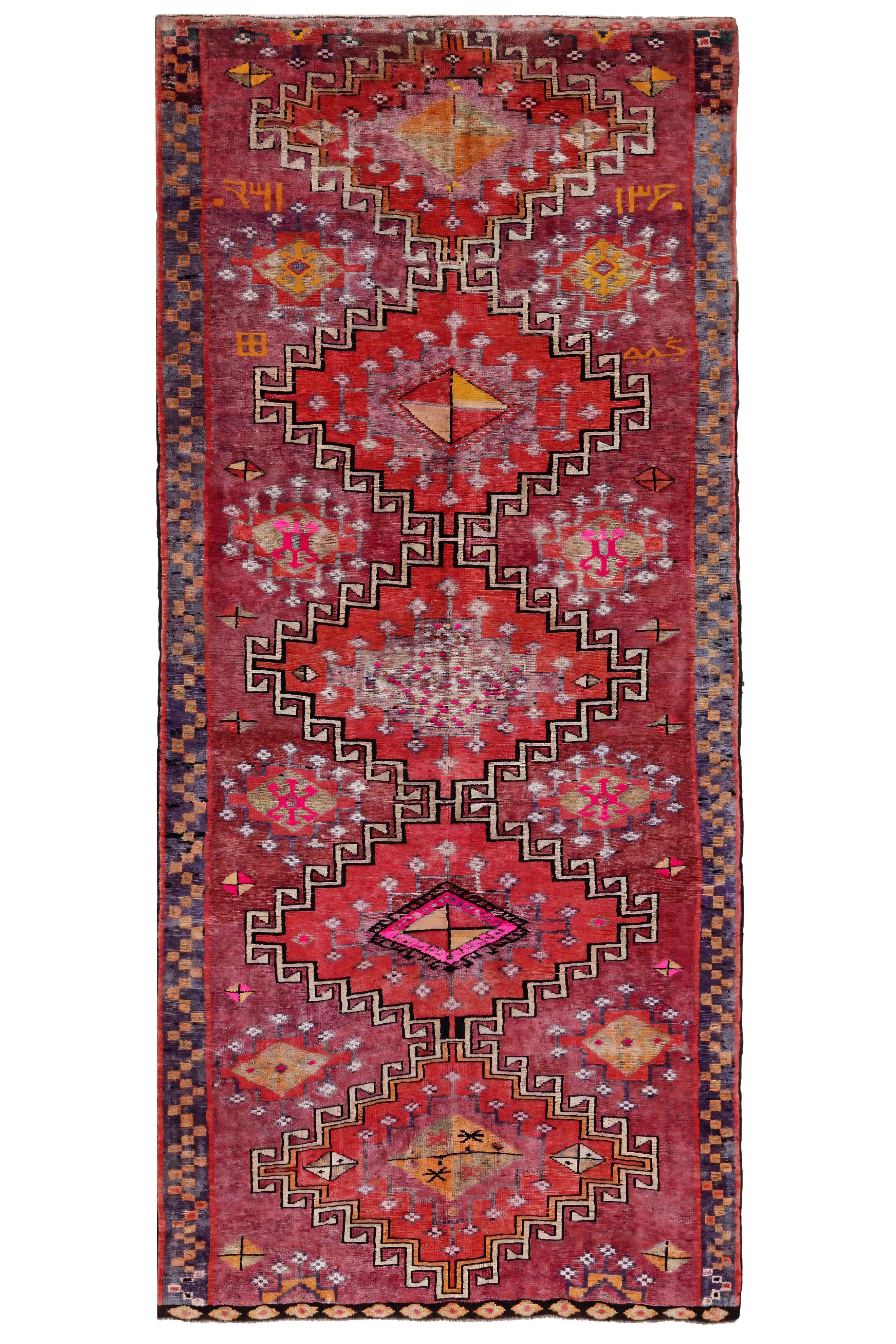 Antique Persian Azarbaijan Transitional Rug 91412