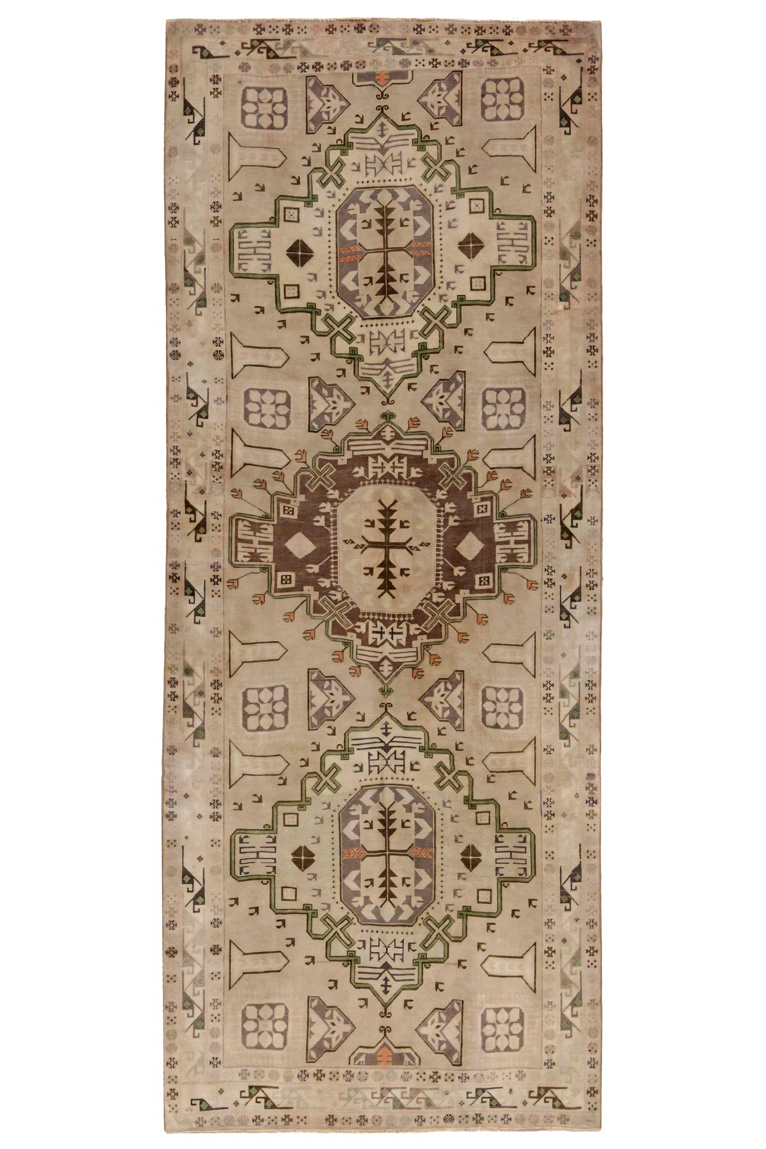 Antique Persian Azarbaijan Transitional Rug 91414