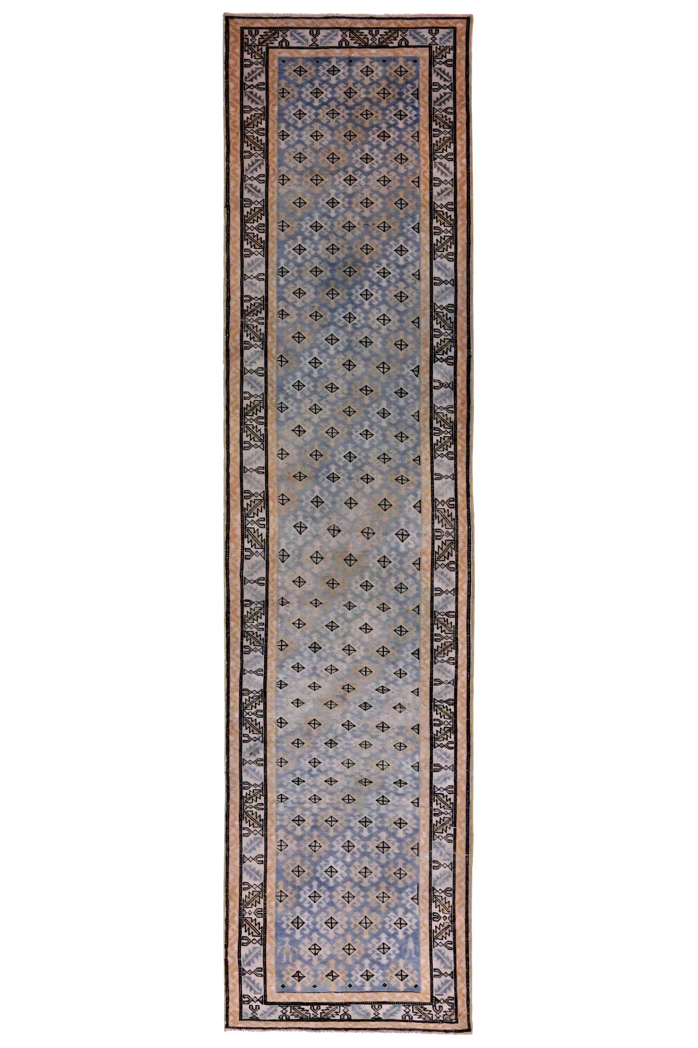 Antique Persian Azarbaijan Transitional Rug 91417