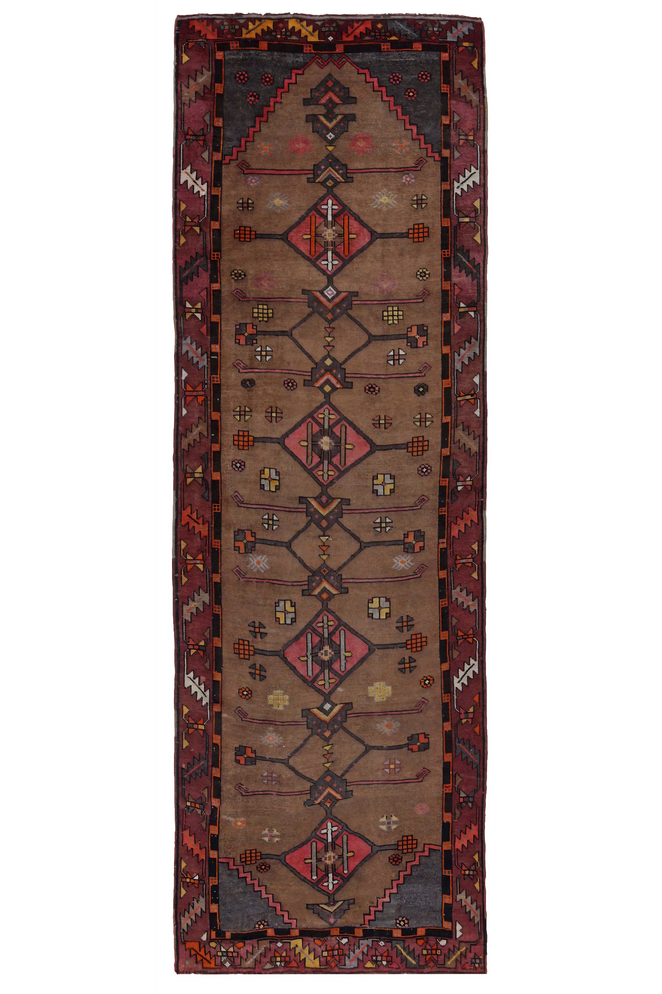 Antique Persian Azarbaijan Transitional Rug 91438