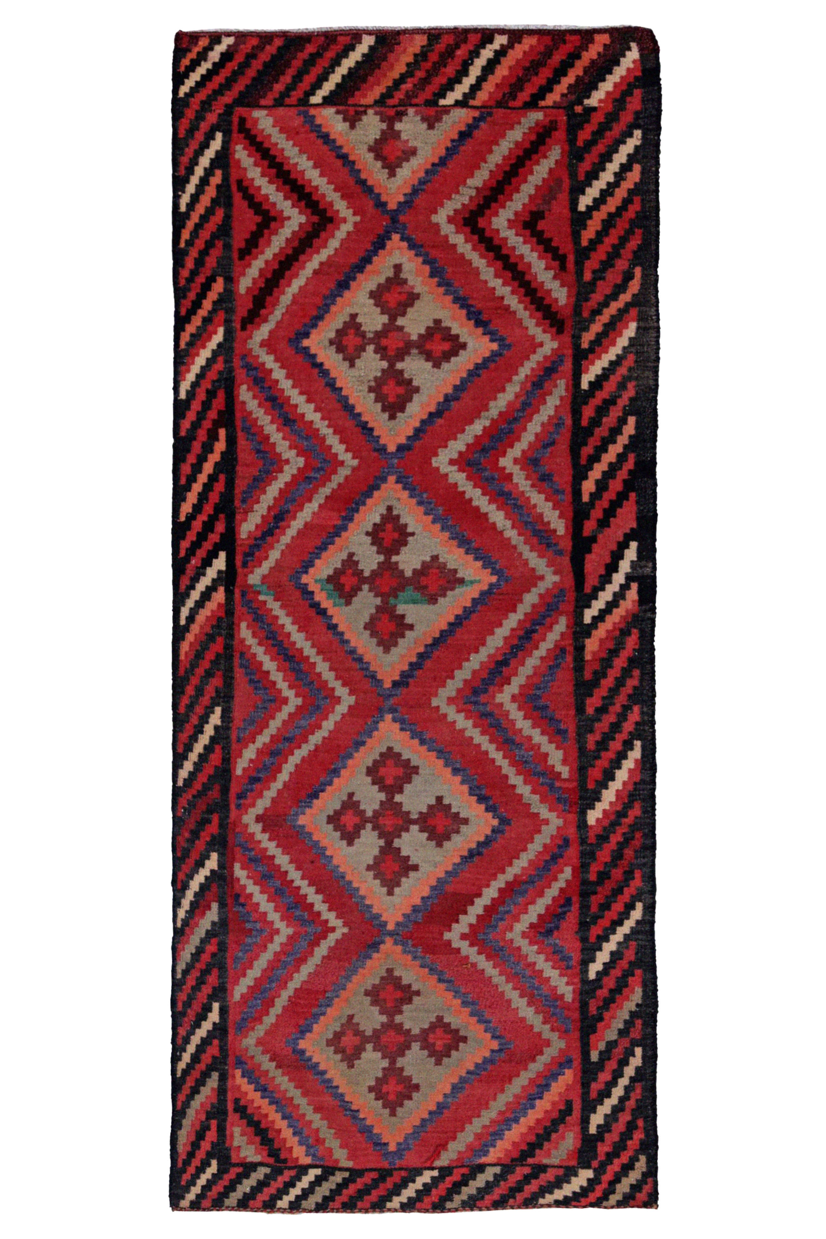 Antique Persian Traditional Rug 91454