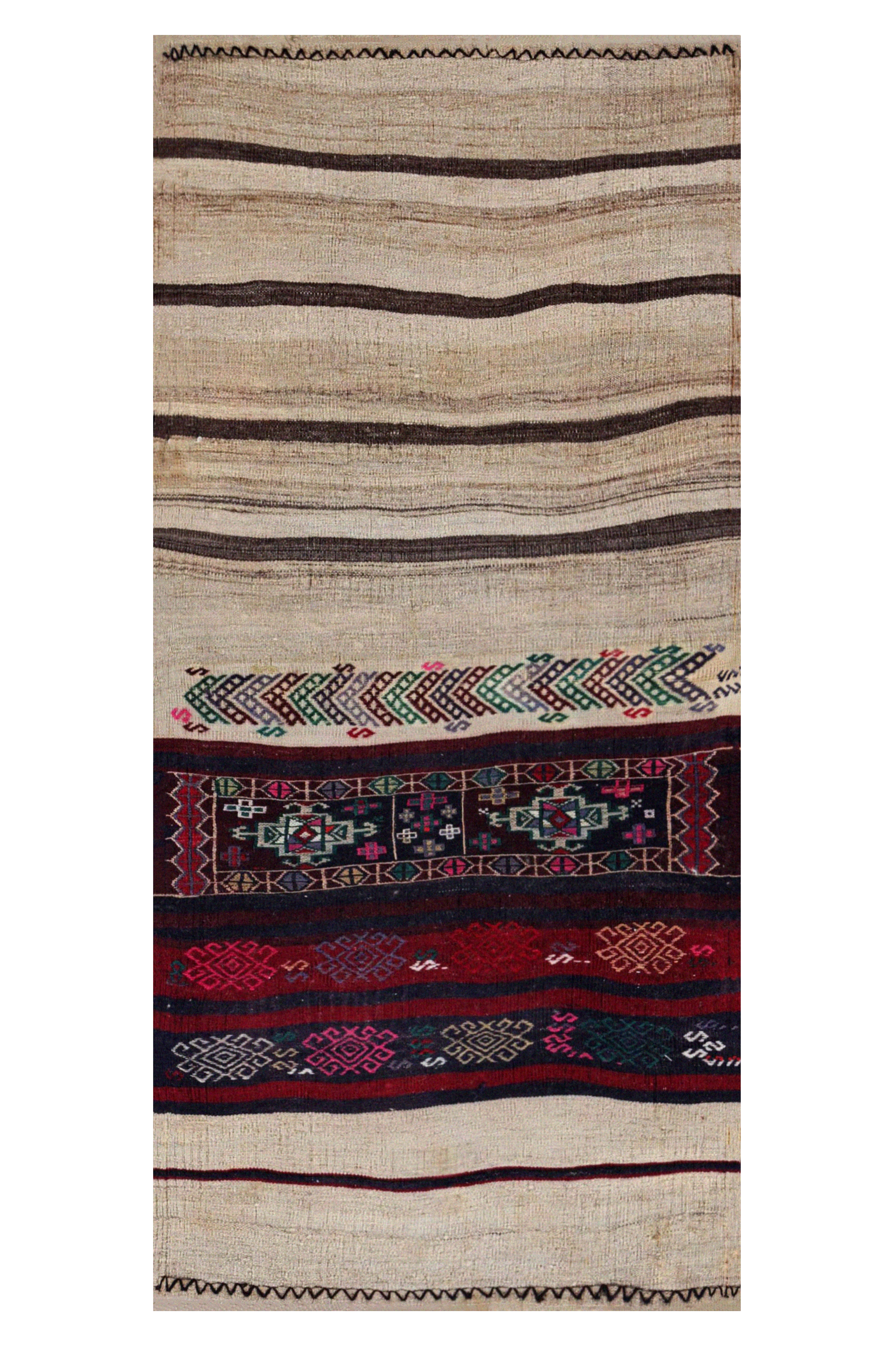 Antique Persian Transitional Rug 91456