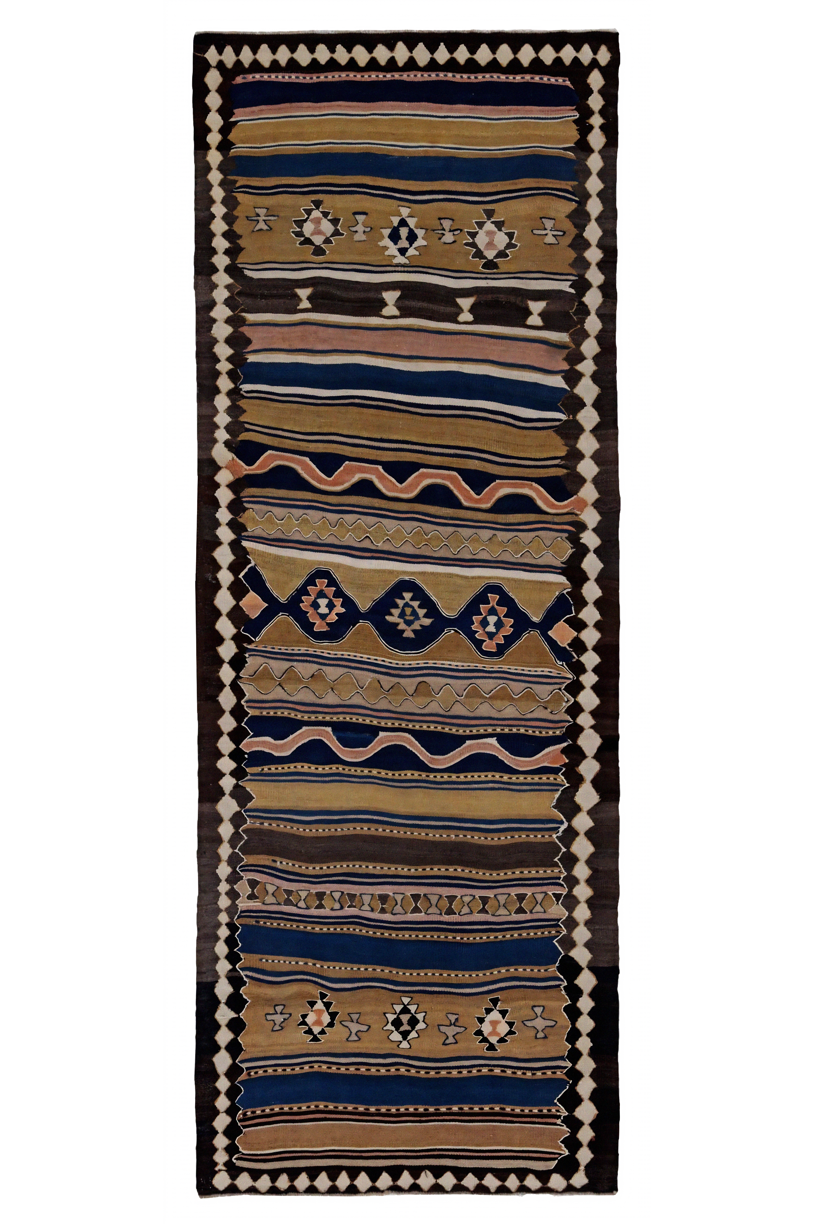 Antique Persian Transitional Rug 91458