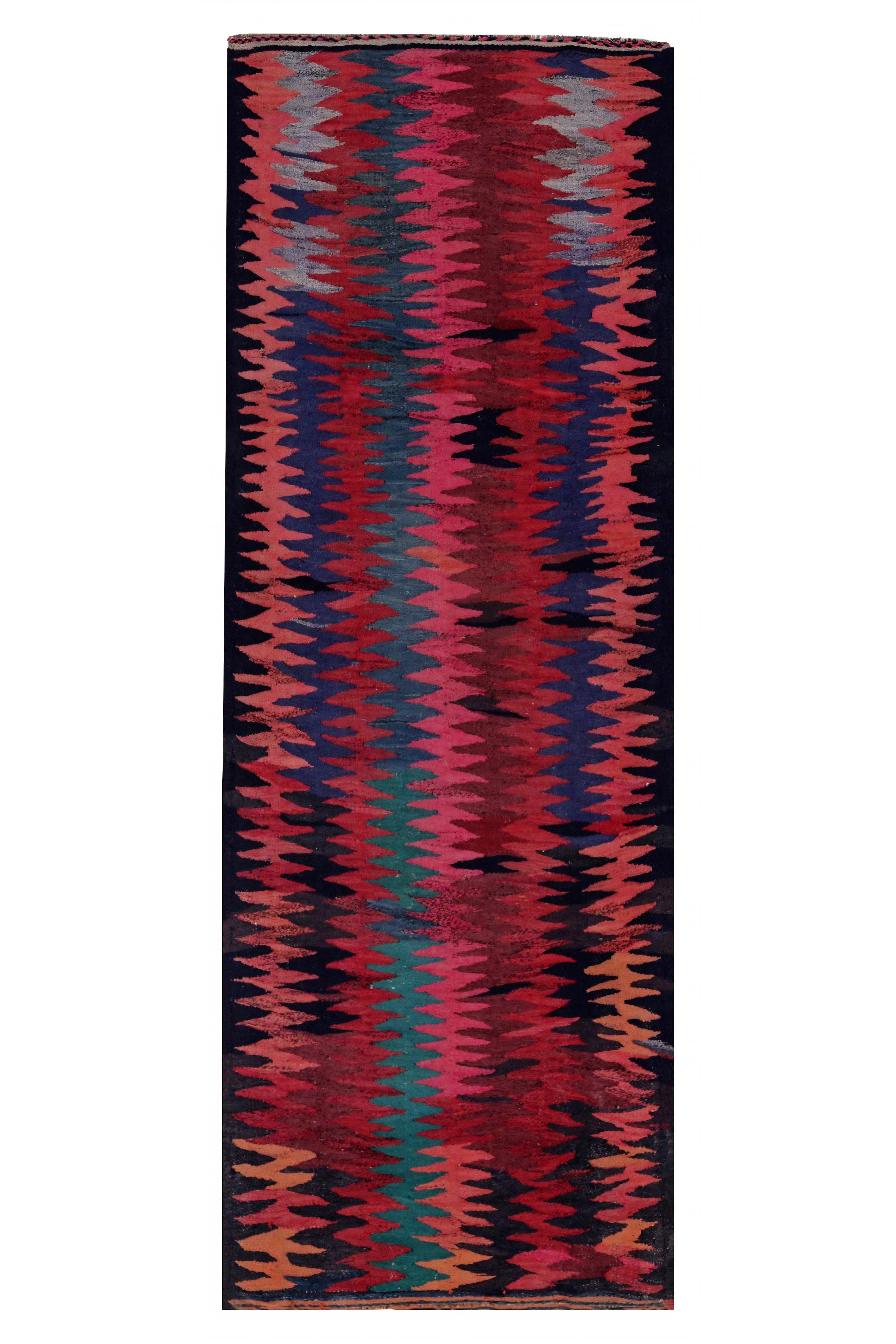 Antique Persian Transitional Rug 91462