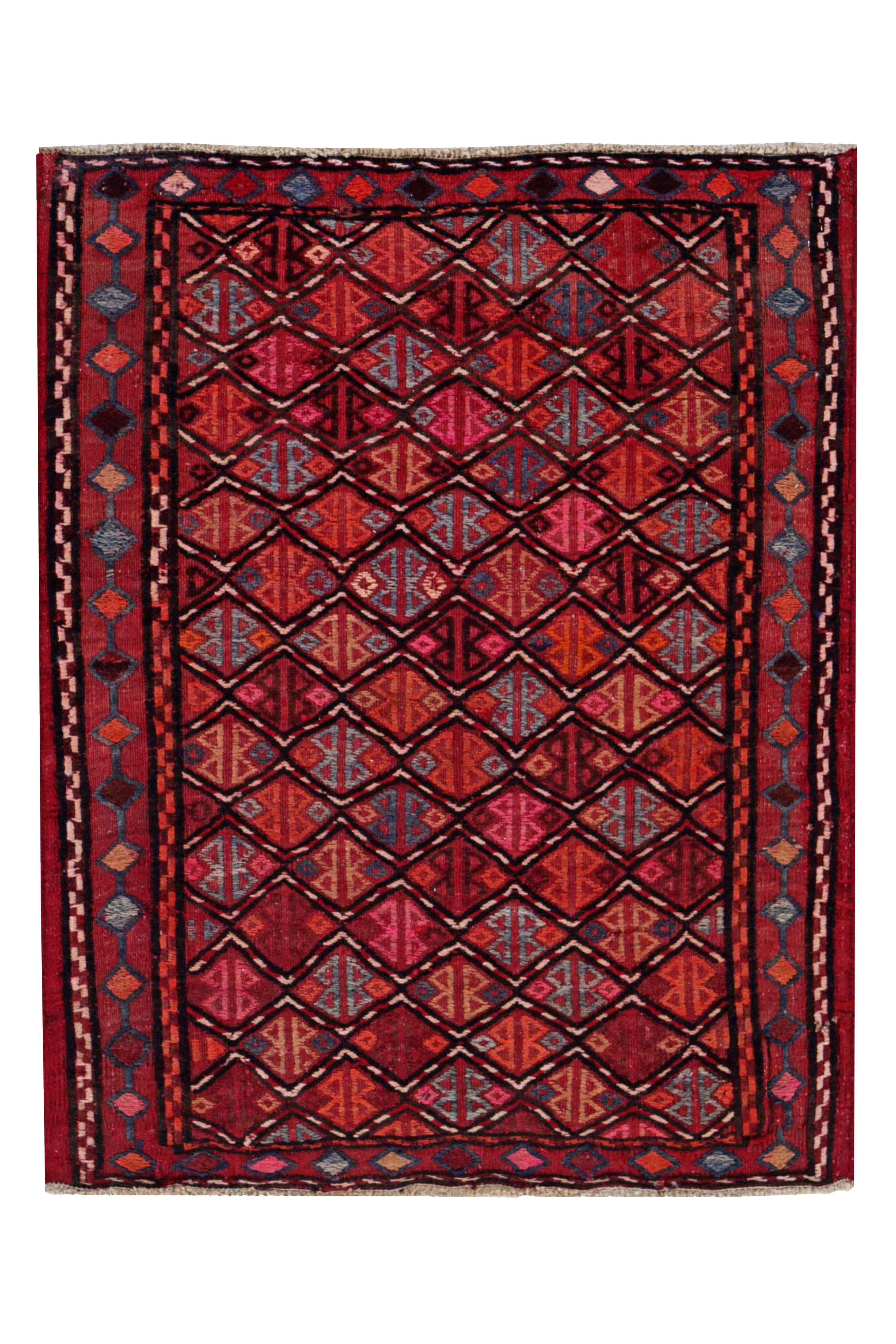 Antique Persian Traditional Rug 91463