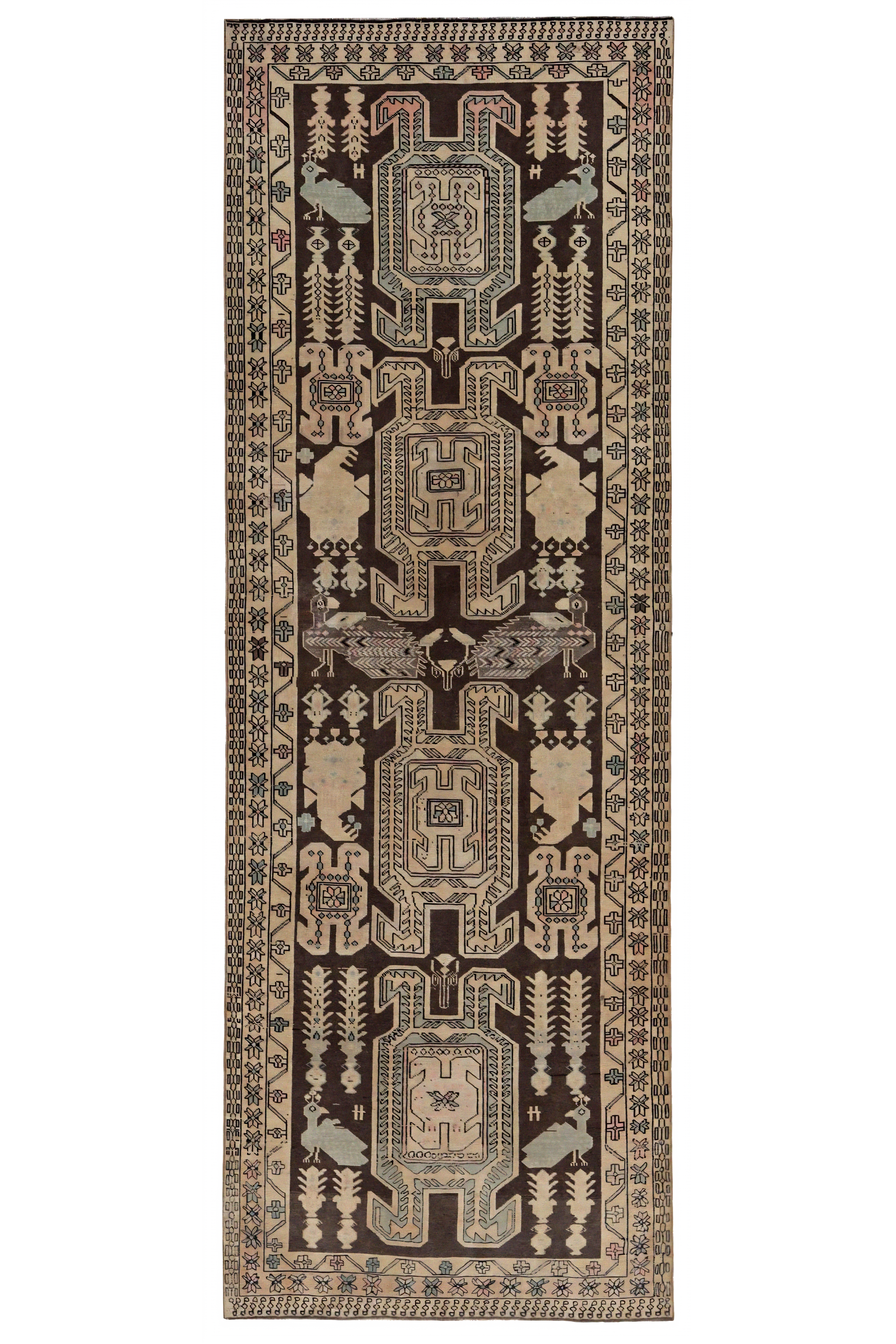 Antique Persian Azarbaijan Traditional Rug 91480
