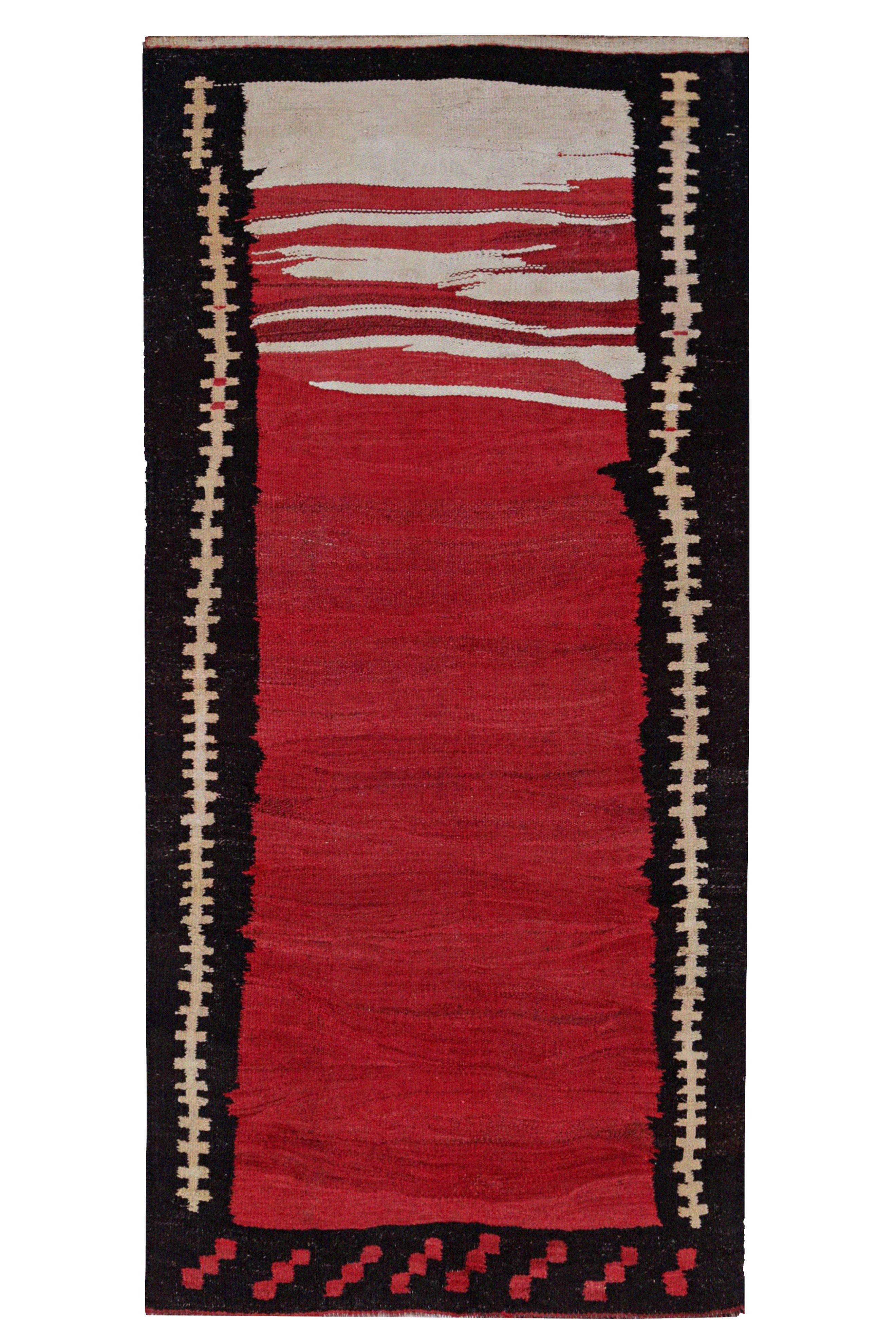 Antique Persian Transitional Rug 91486