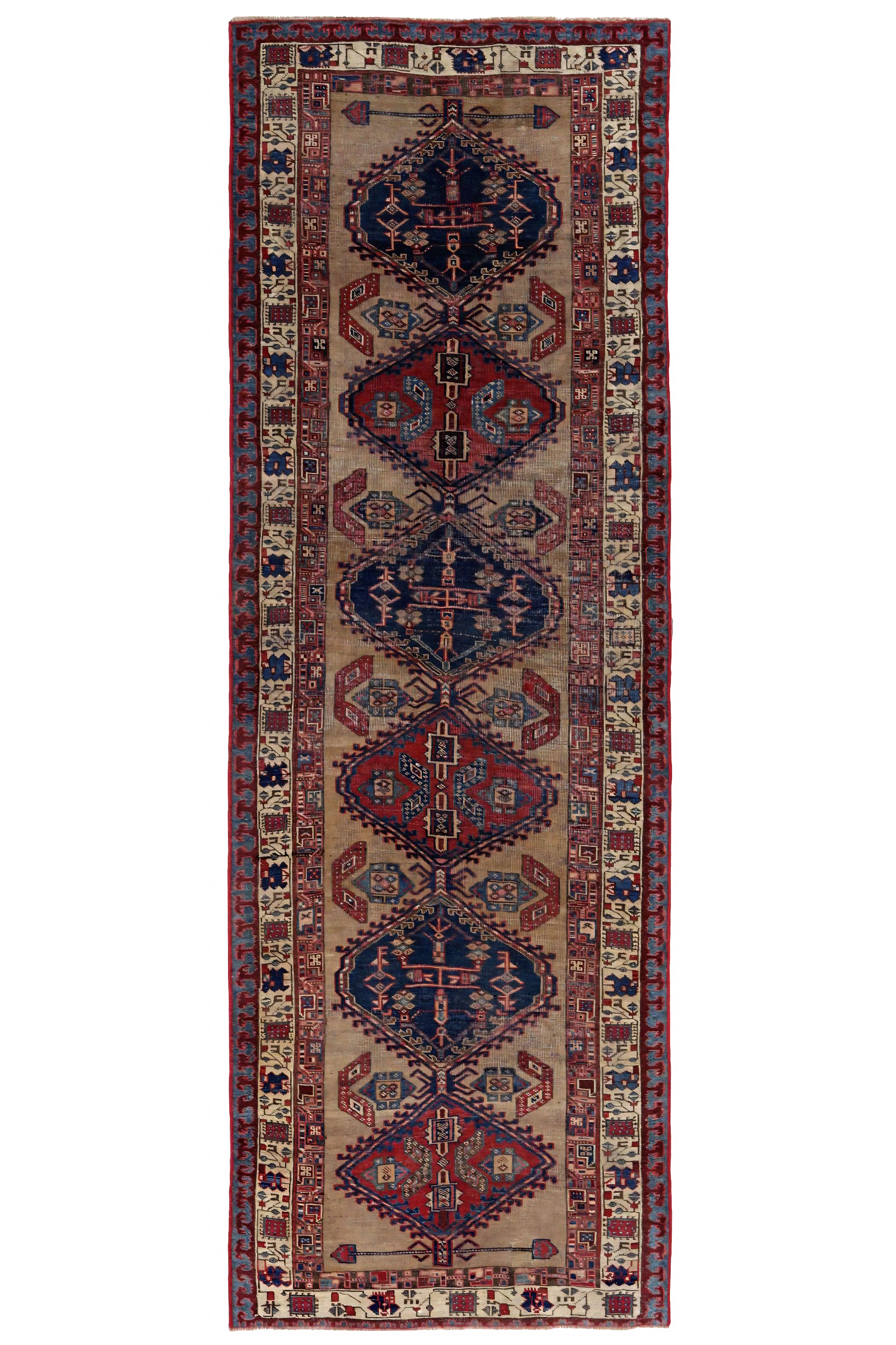 Antique Persian Sarab Traditional Rug 91495