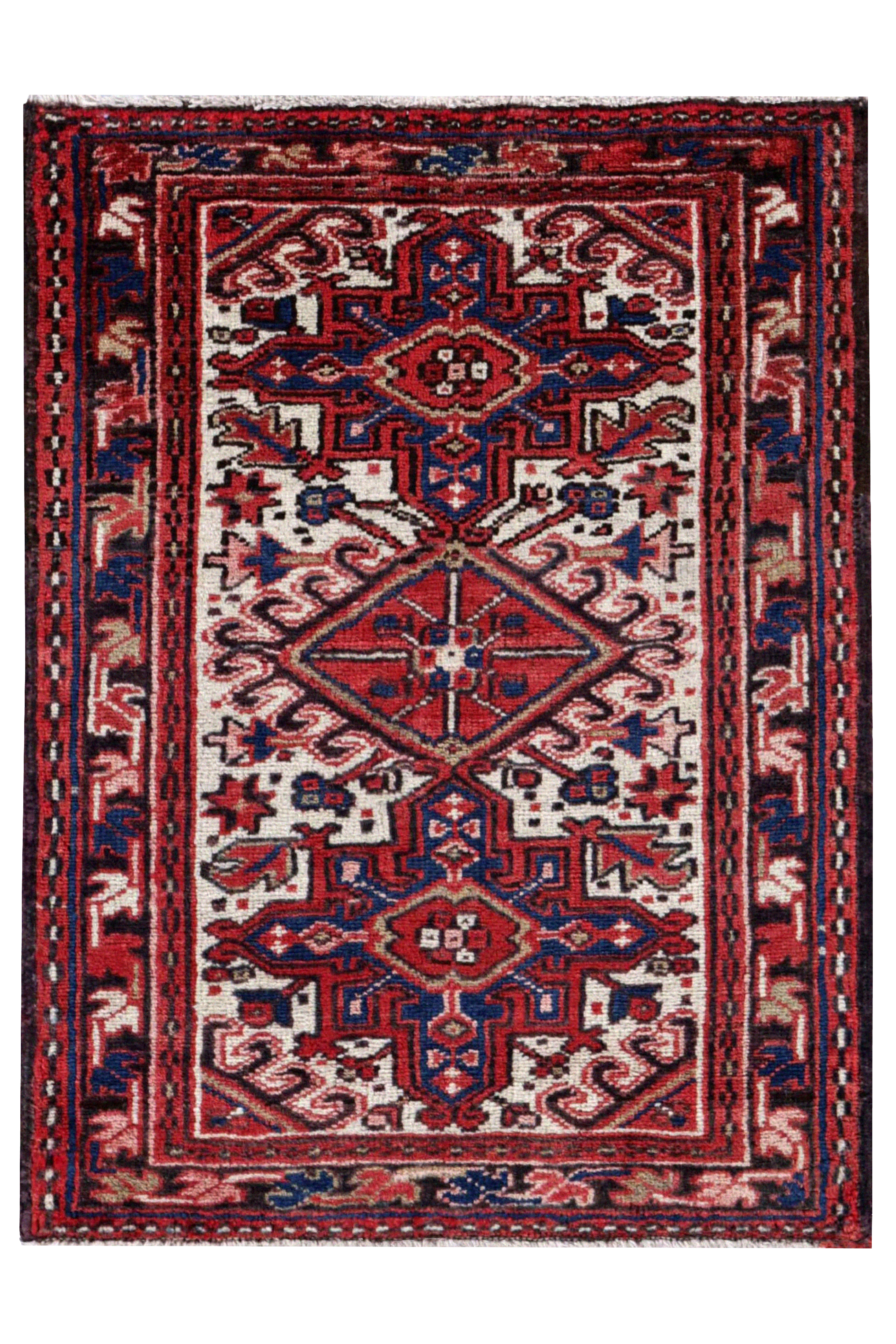 Antique Persian Heriz Traditional Rug 91501