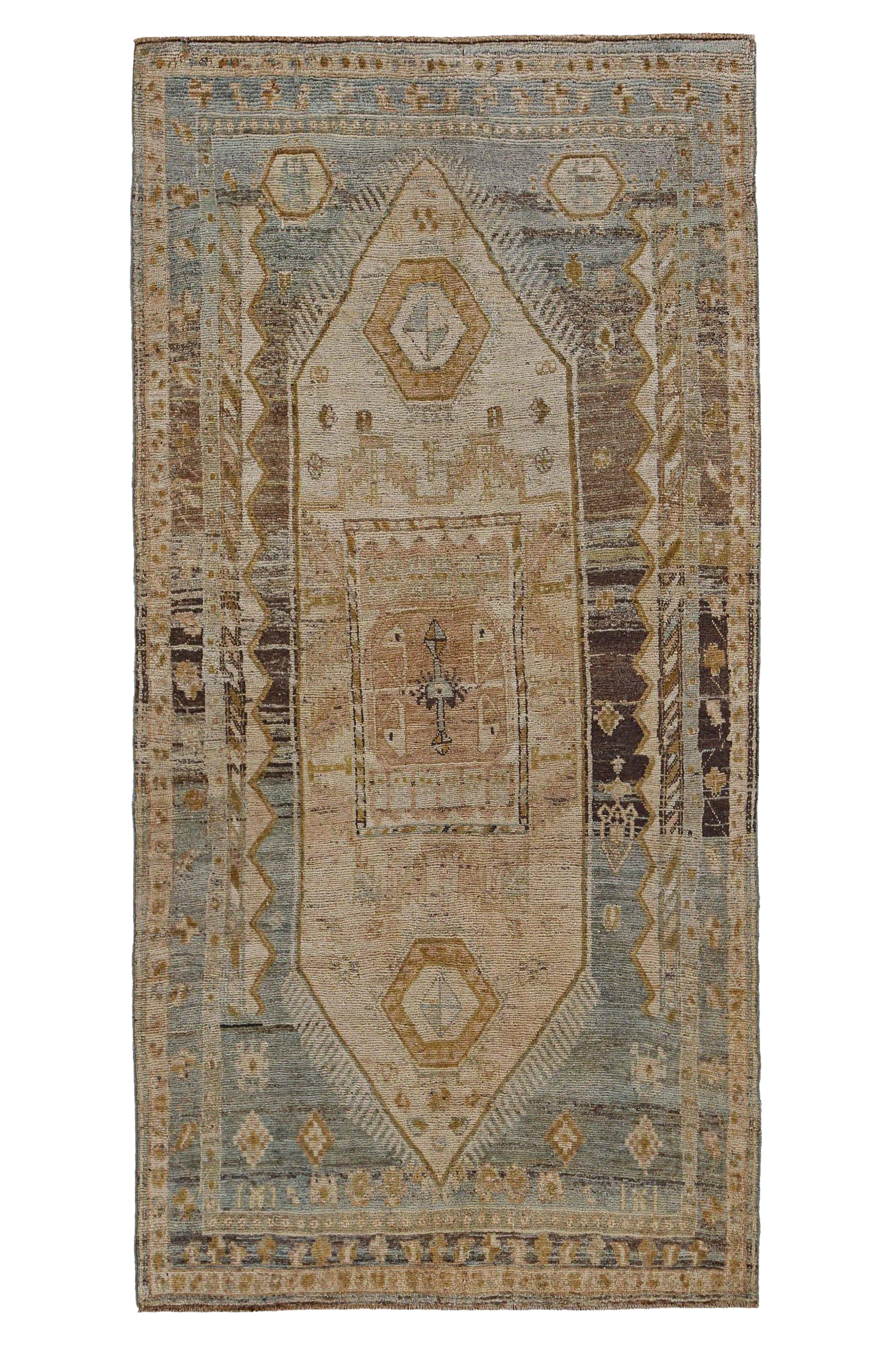 Antique Persian Bijar Transitional Rug 91530