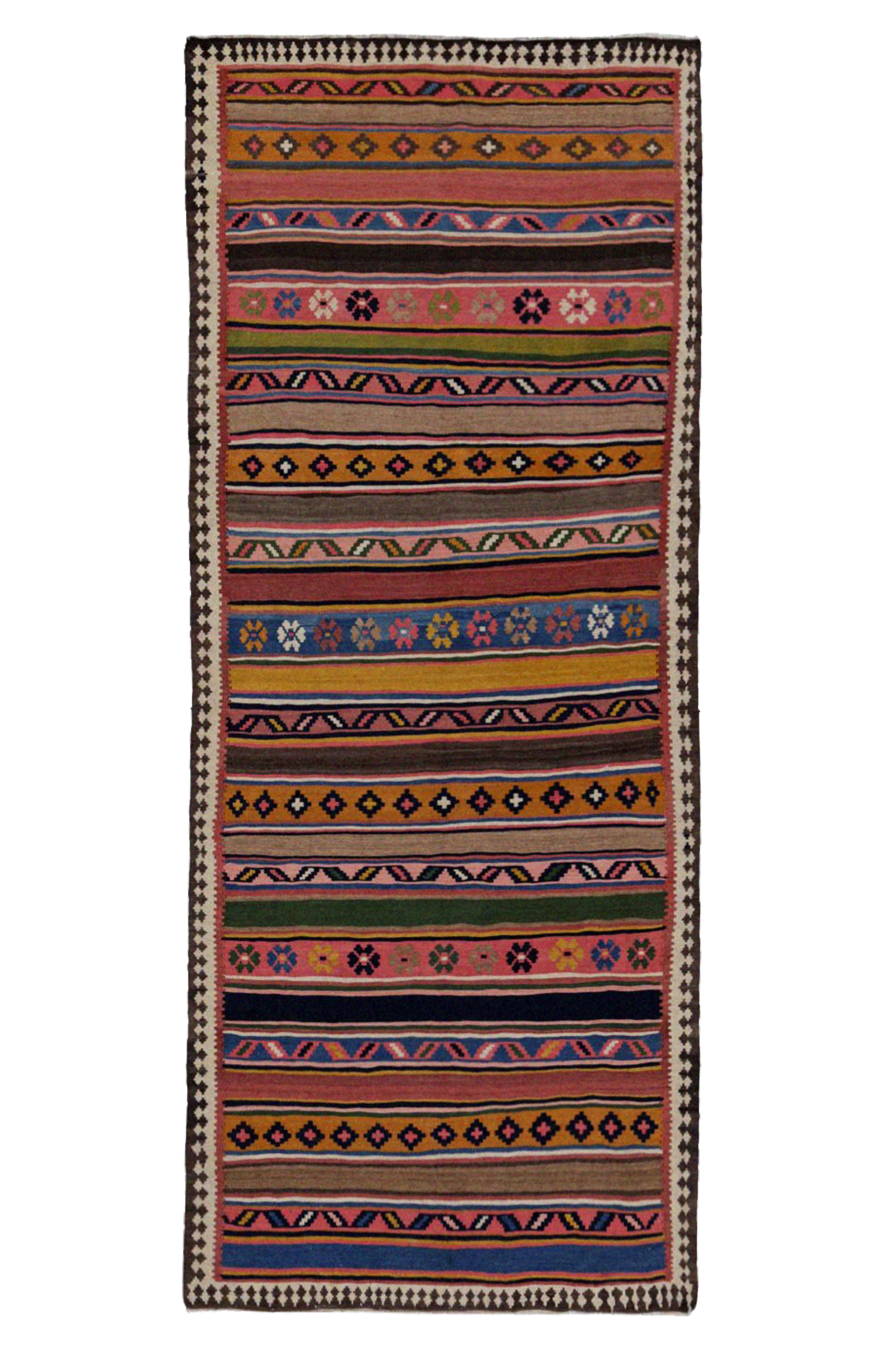 Antique Persian Transitional Rug 91536