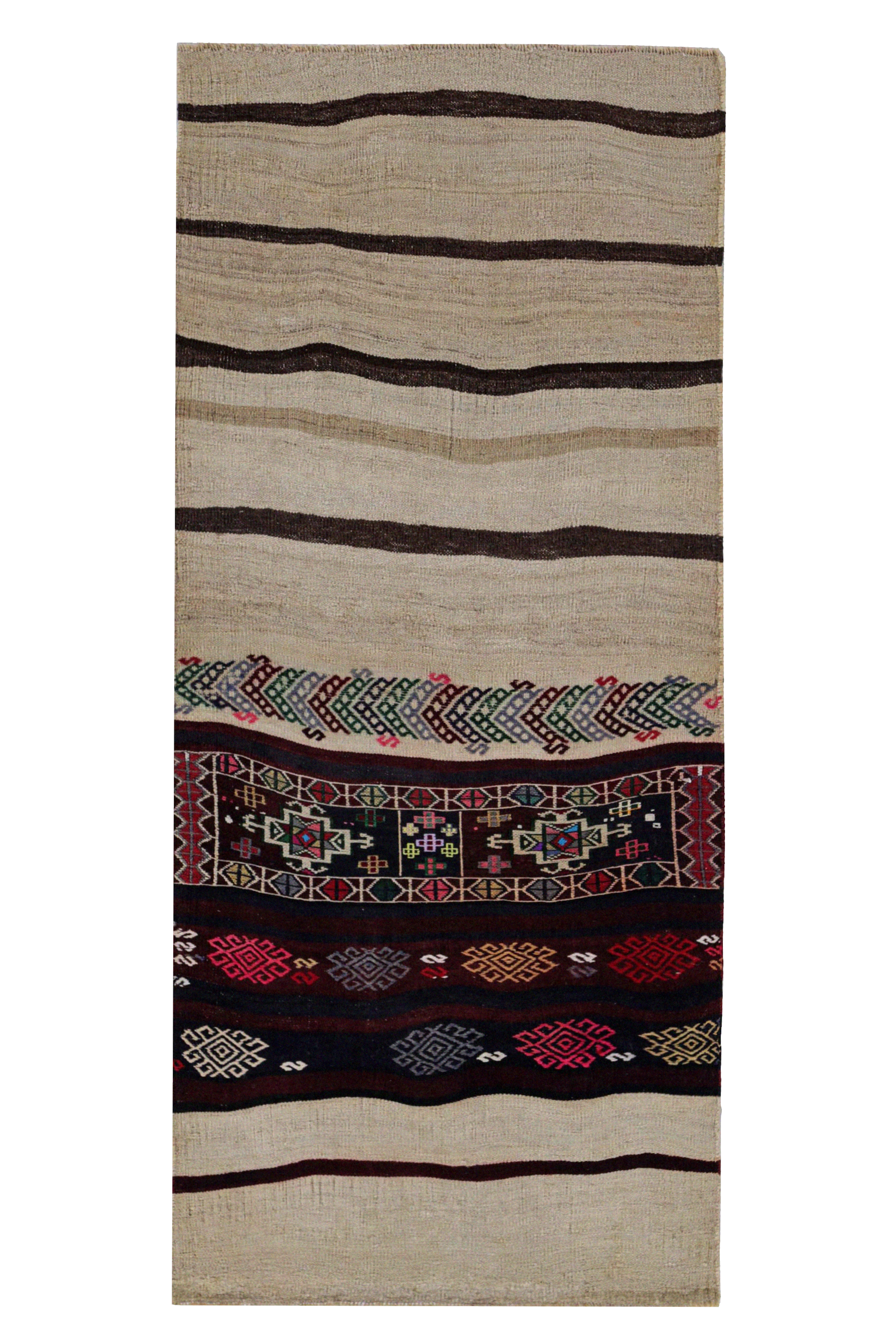 Antique Persian Transitional Rug 91542