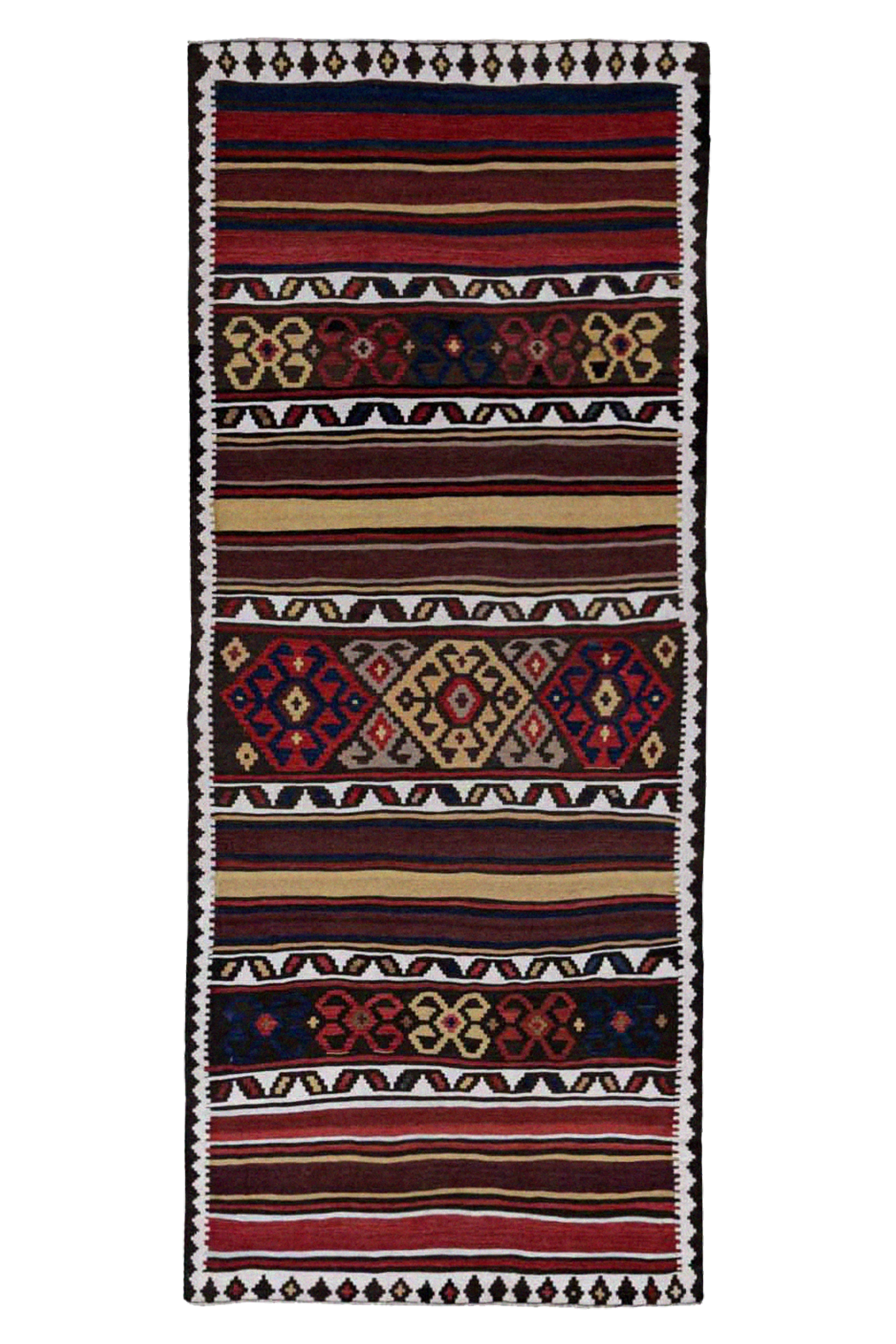 Antique Persian Transitional Rug 91552