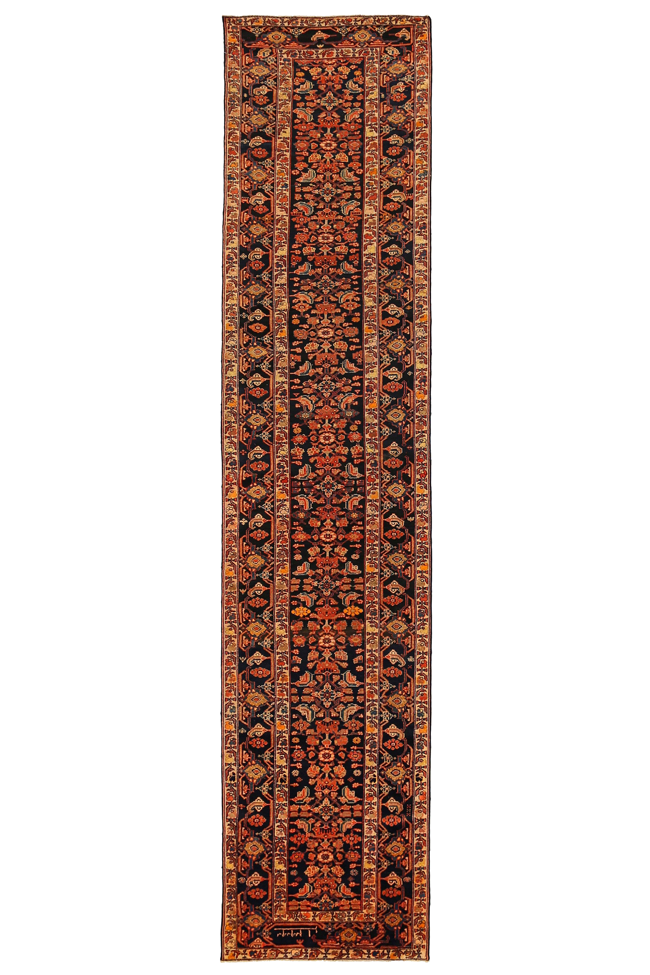 Antique Persian Malayer Transitional Rug 91570