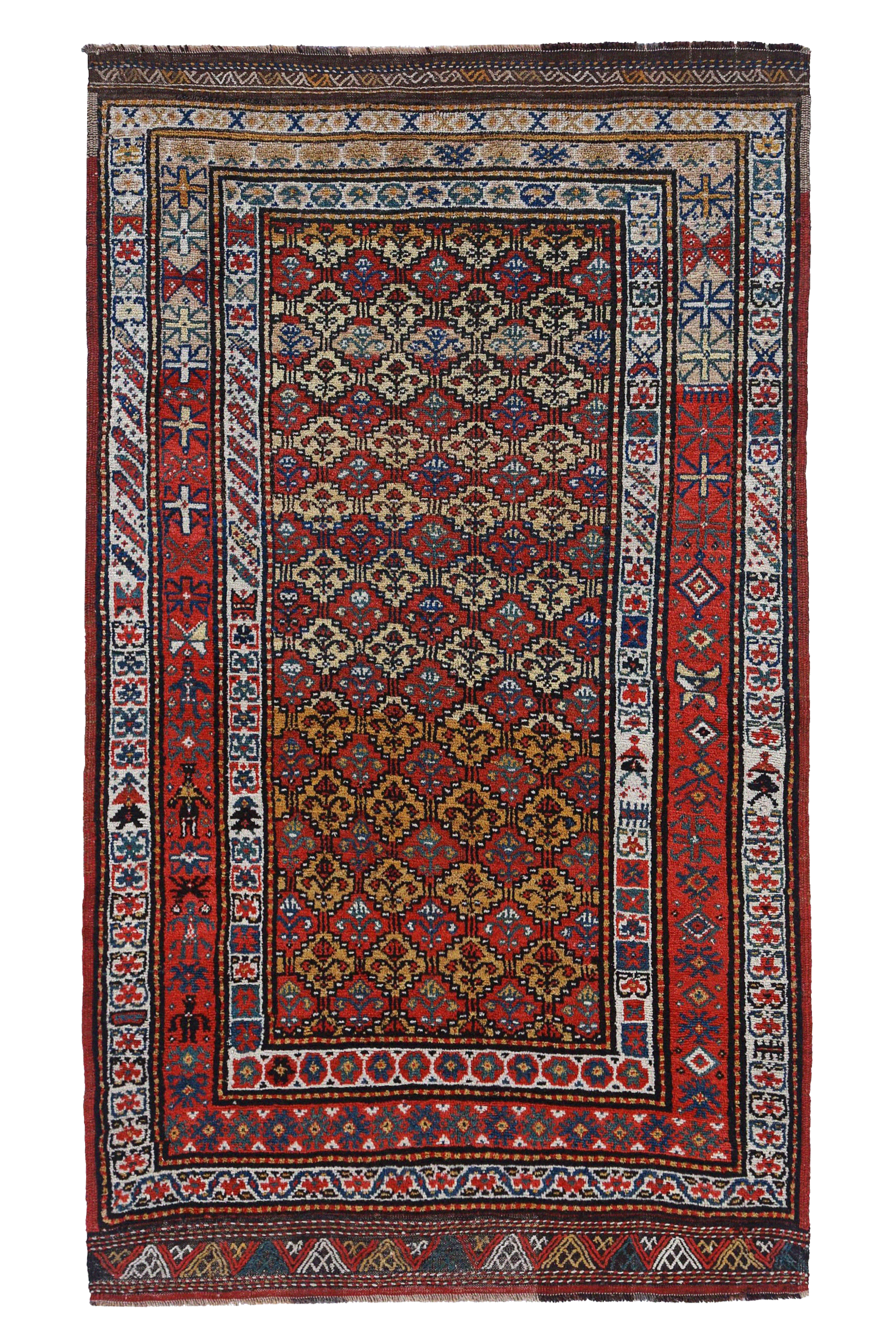 Antique Persian Azarbaijan Transitional Rug 91596