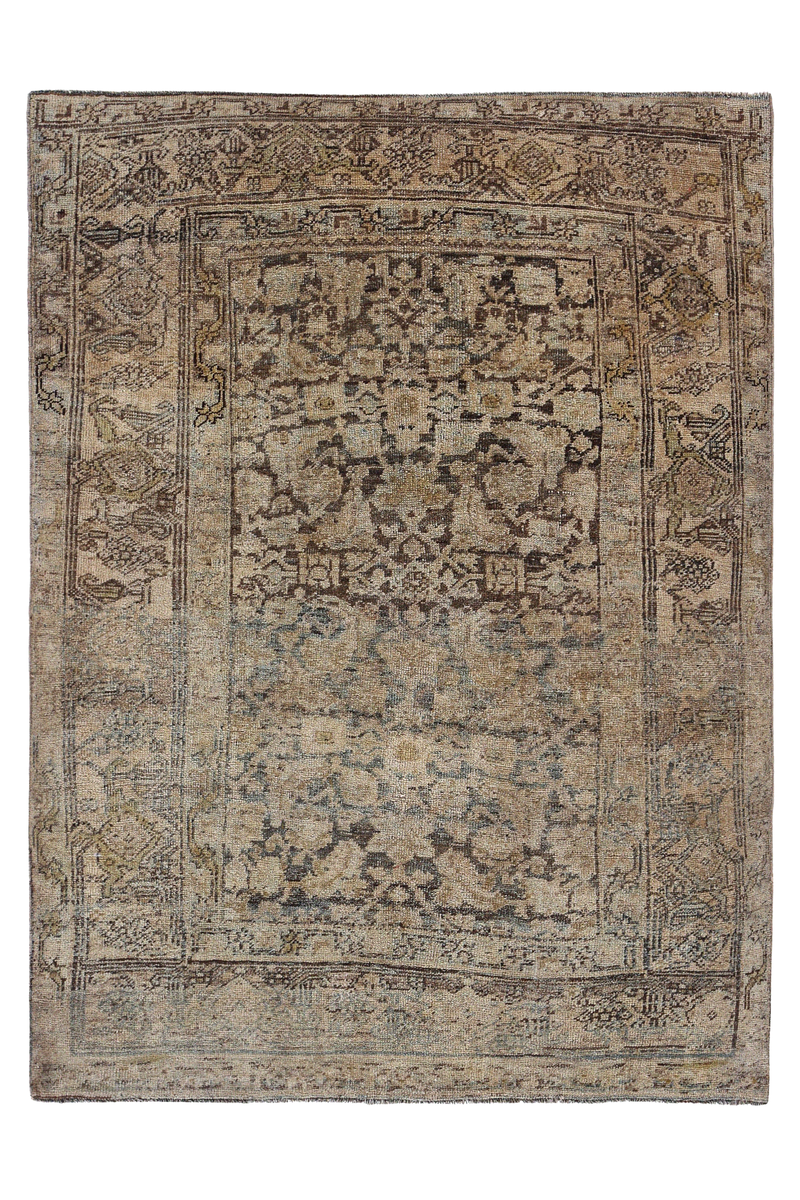 Antique Persian Bijar Transitional Rug 91600
