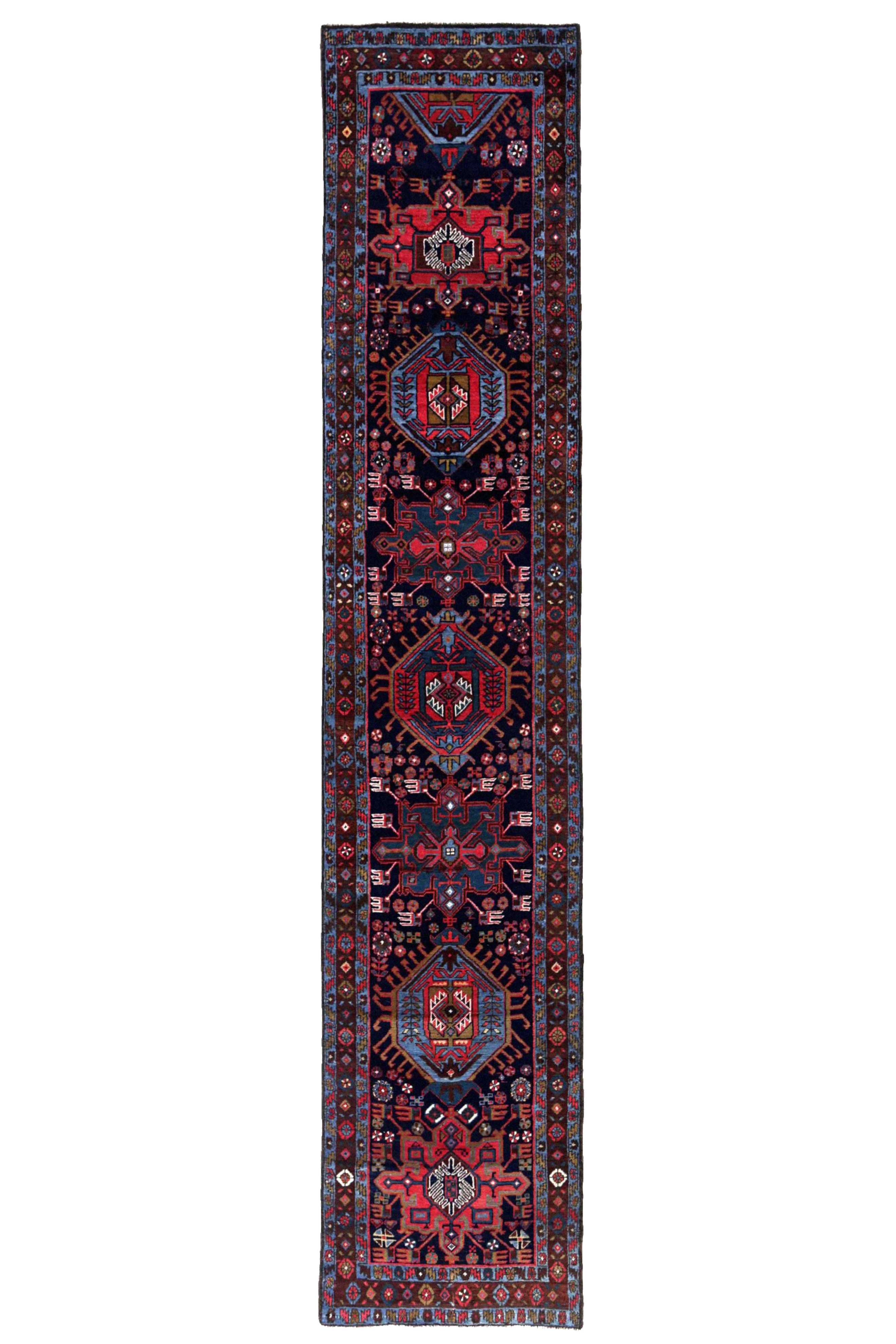 Antique Persian Heriz Traditional Rug 91603