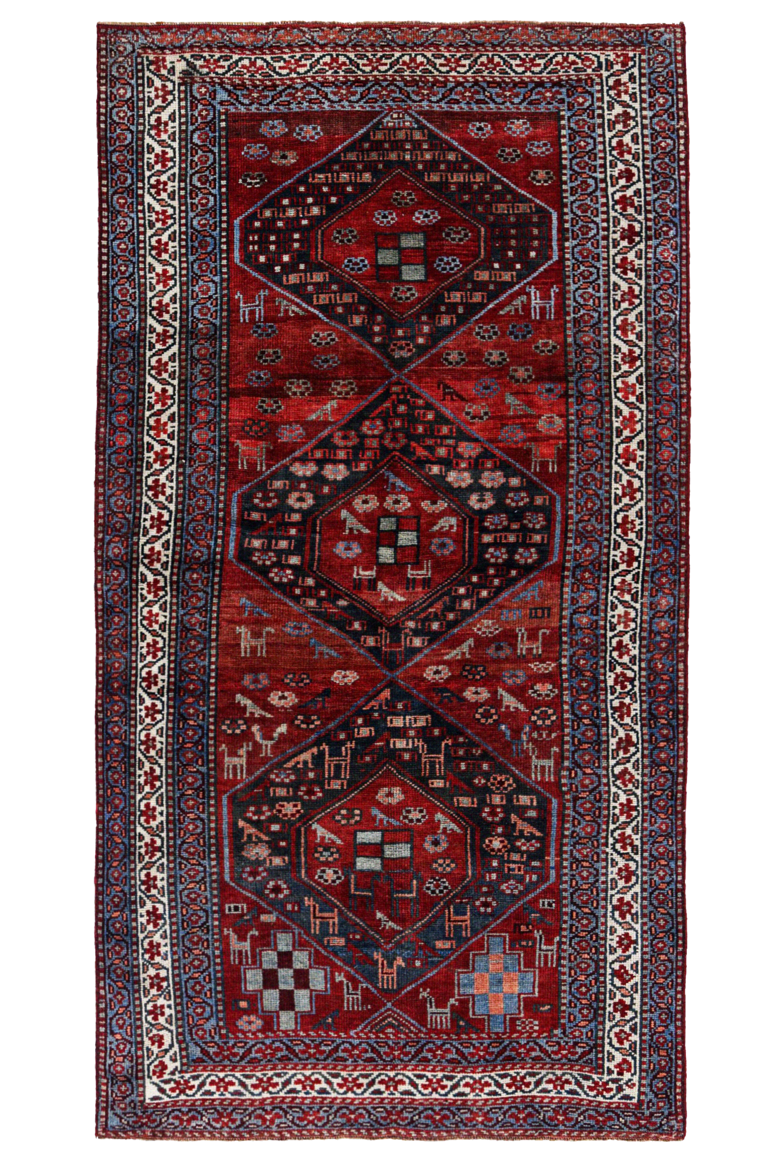 Antique Persian Bijar Traditional Rug 91631