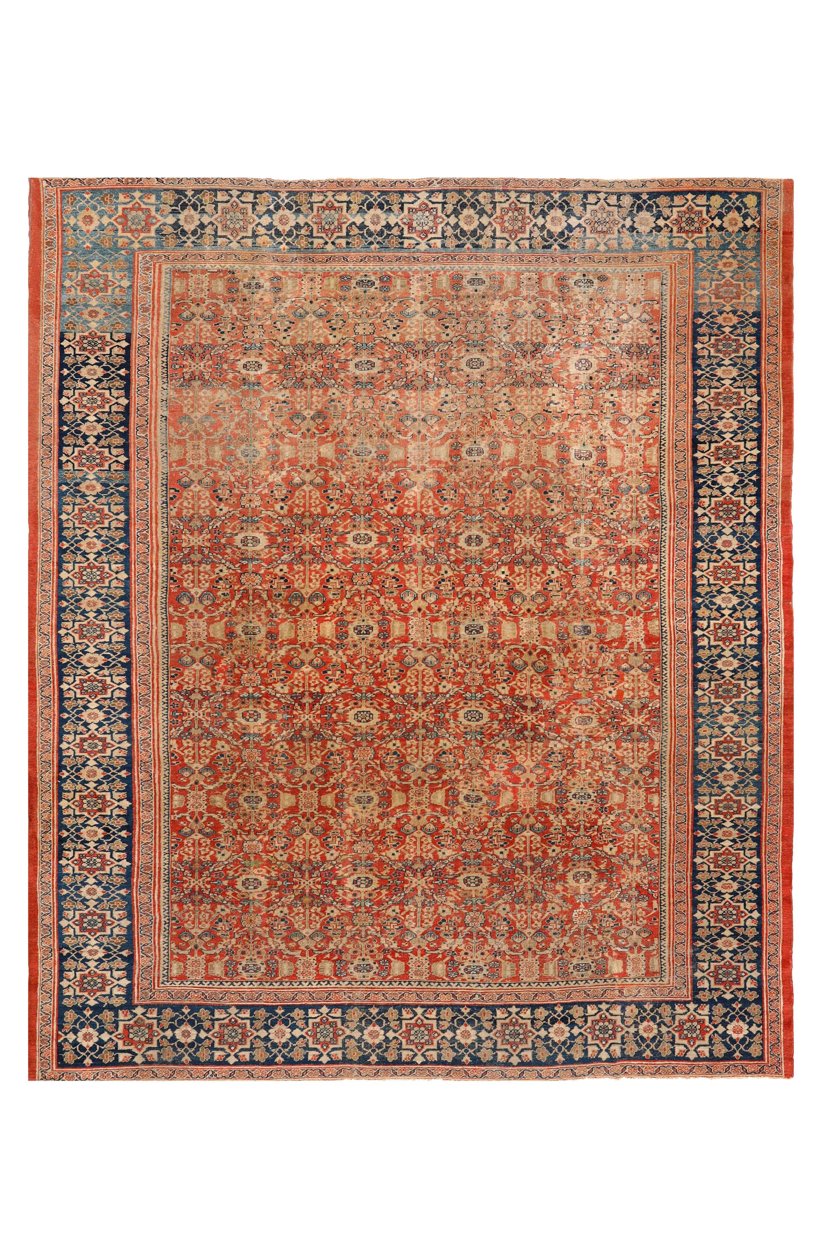 Antique Persian Sultanabad Traditional Rug 91789