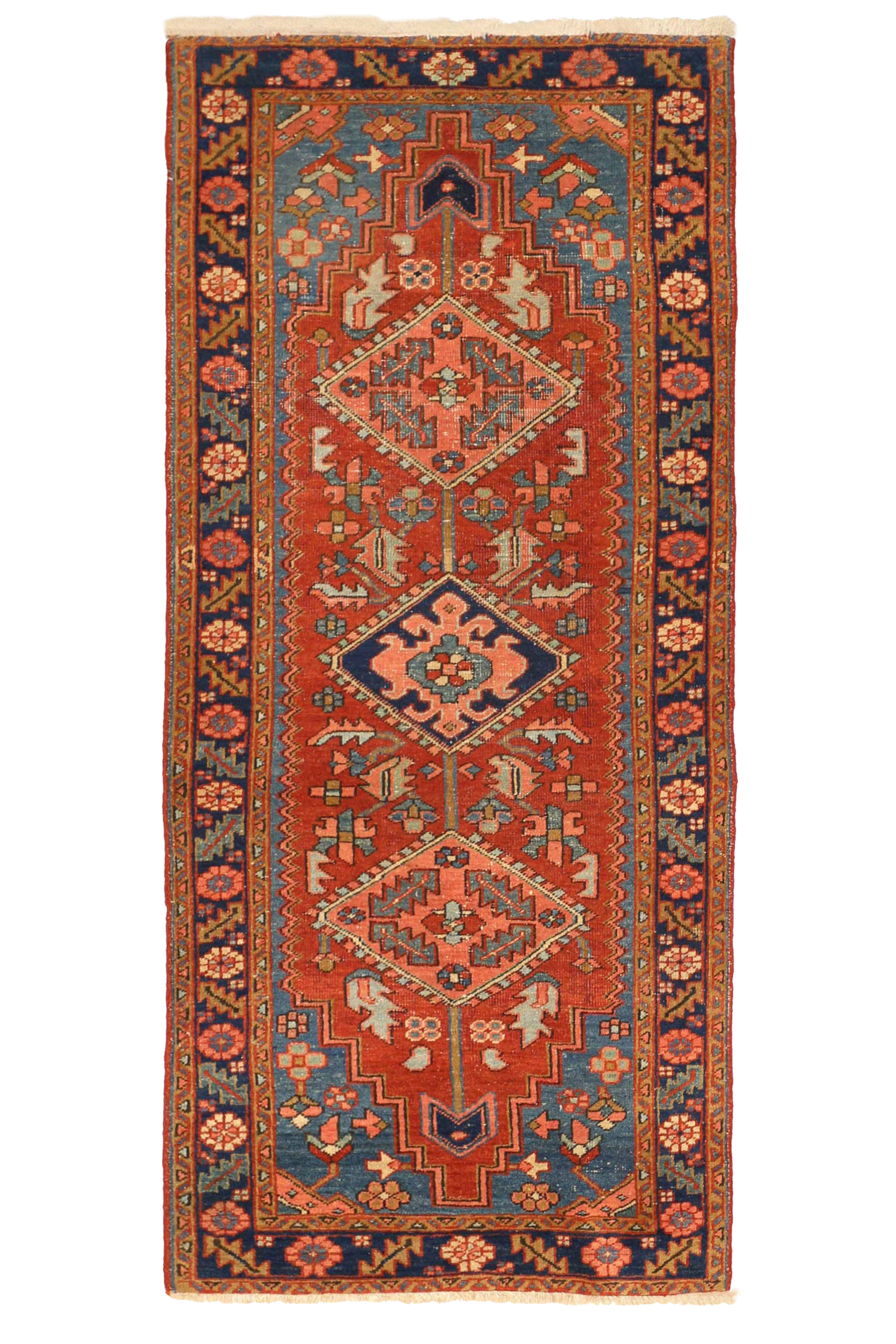 Antique Persian Heriz Traditional Rug 91953