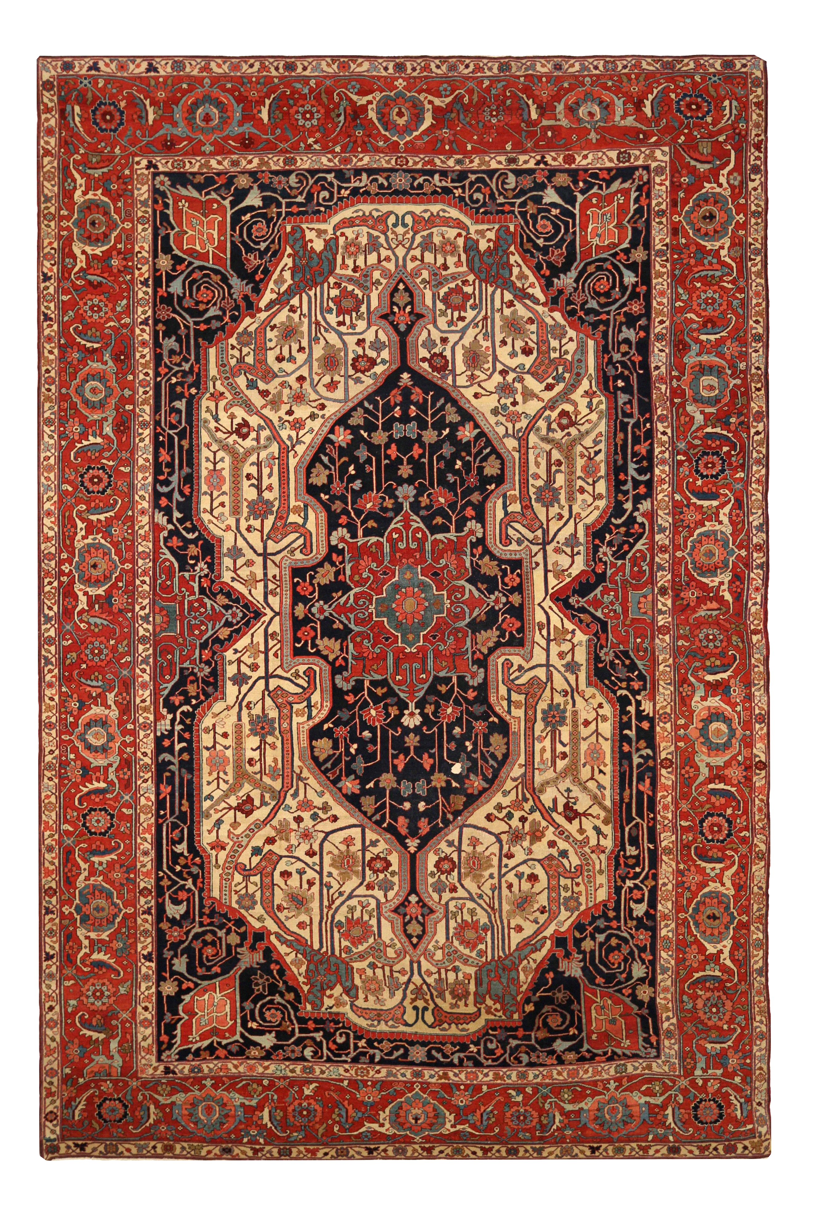 Antique Persian Traditional Rug 91967