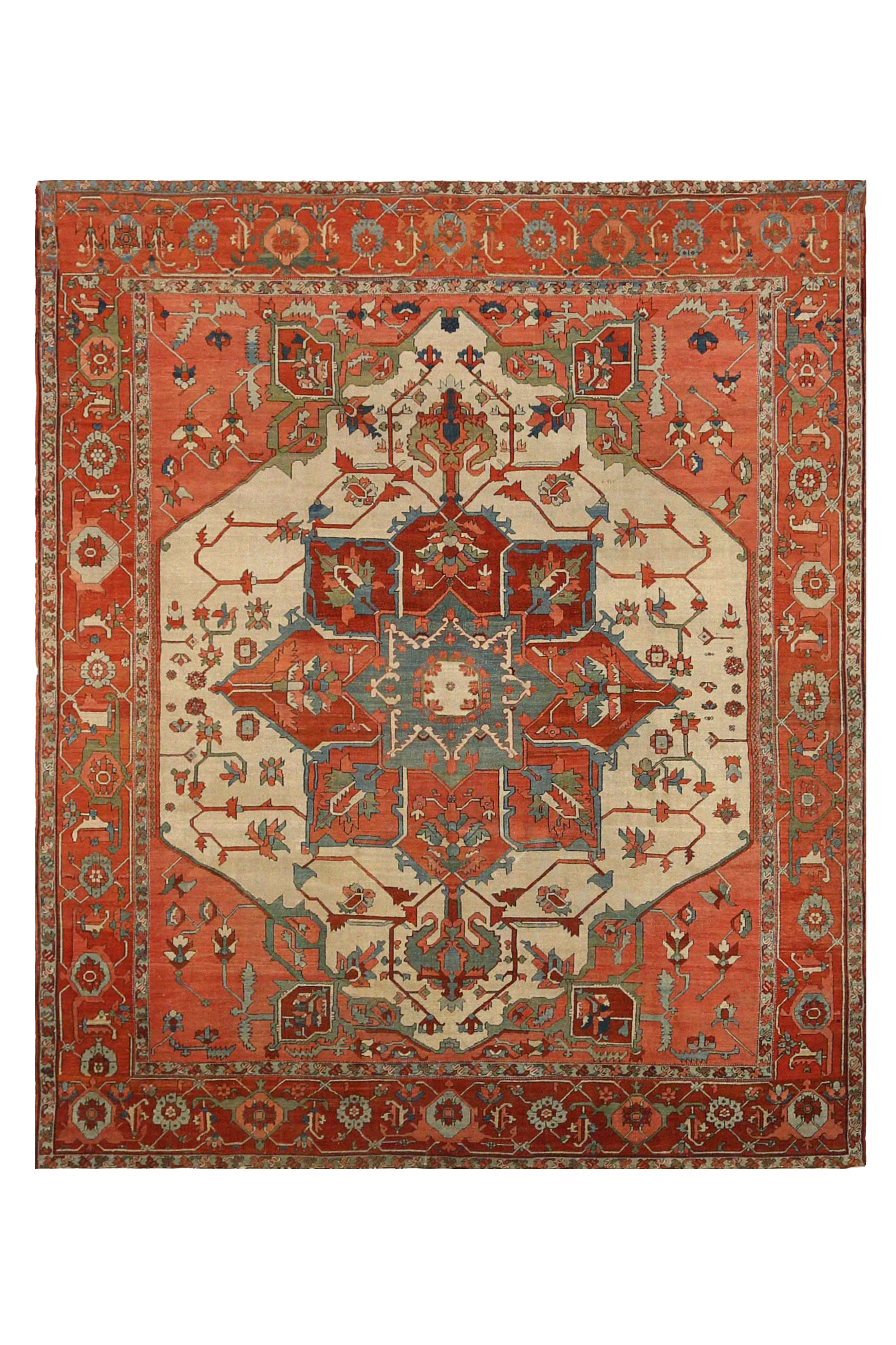 Antique Persian Traditional Rug 91969