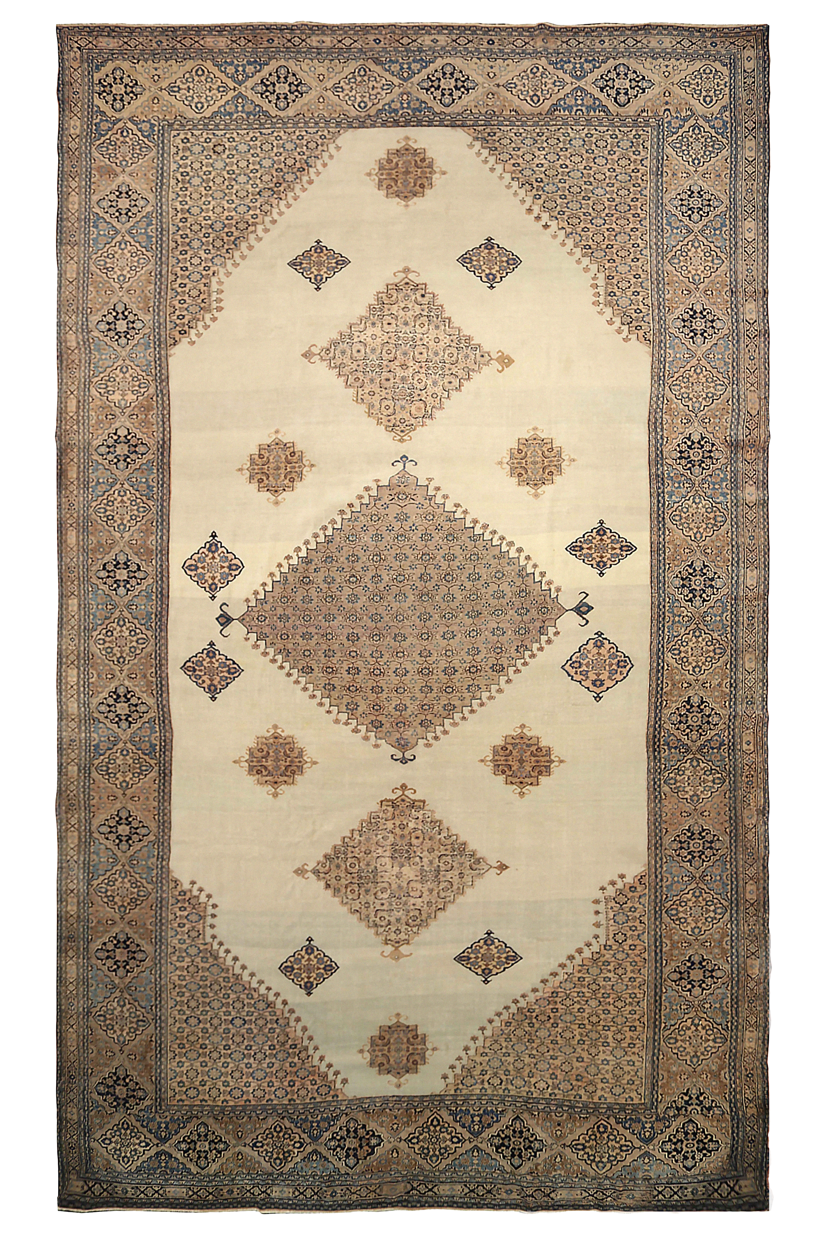 Antique Persian Traditional Rug 92130
