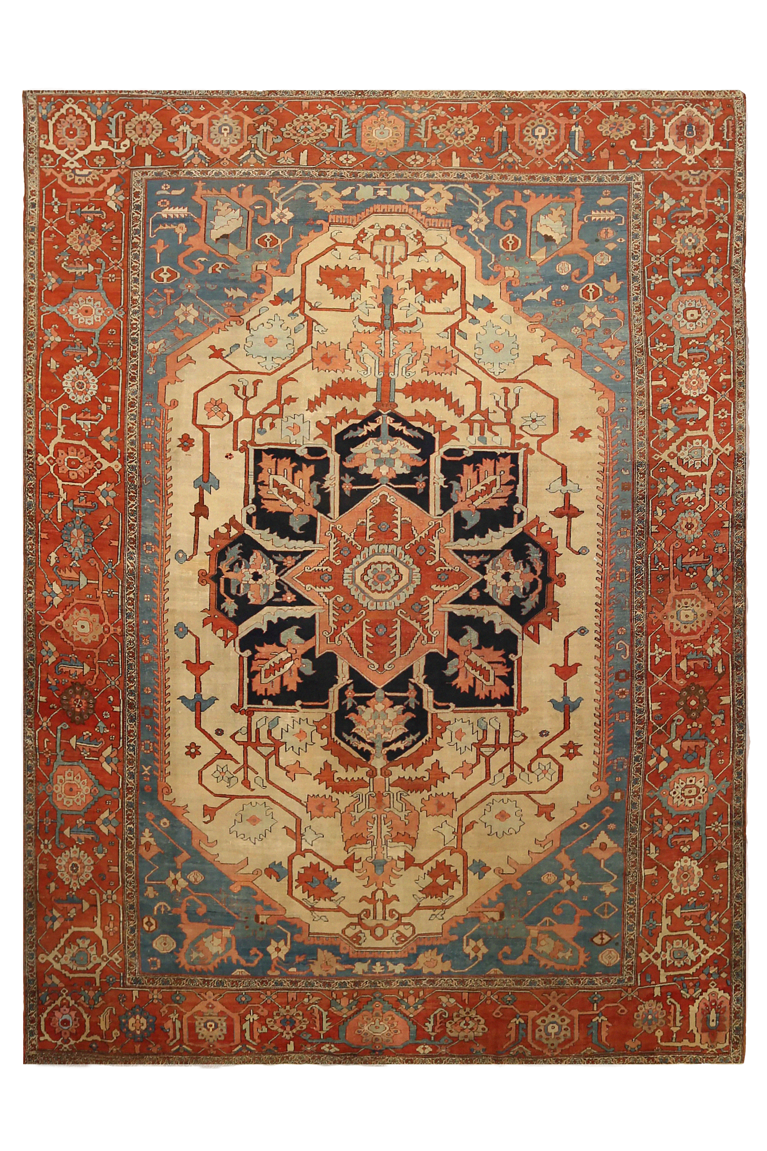 Antique Persian Traditional Rug 92133