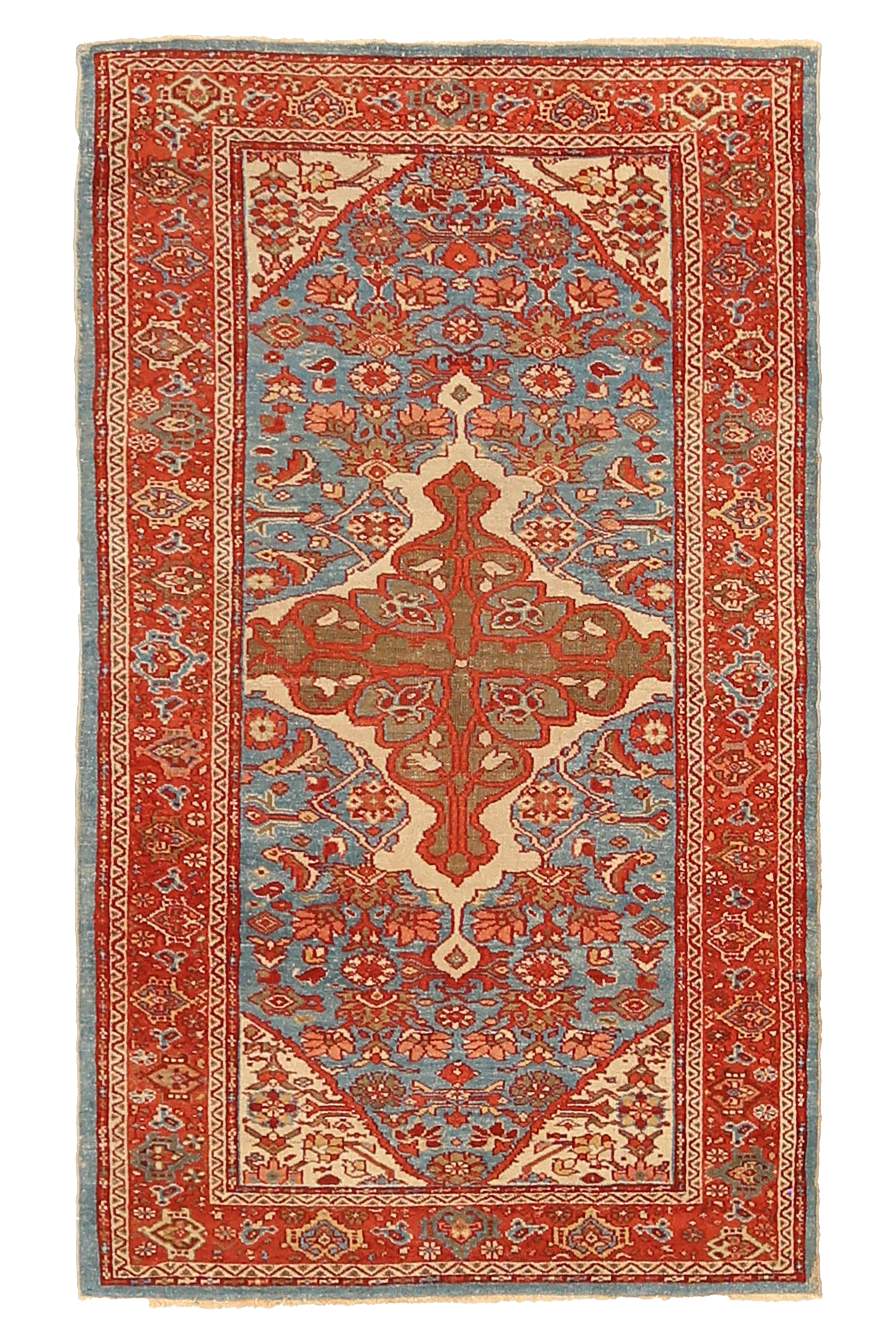 Antique Persian Sultanabad Traditional Rug 92416