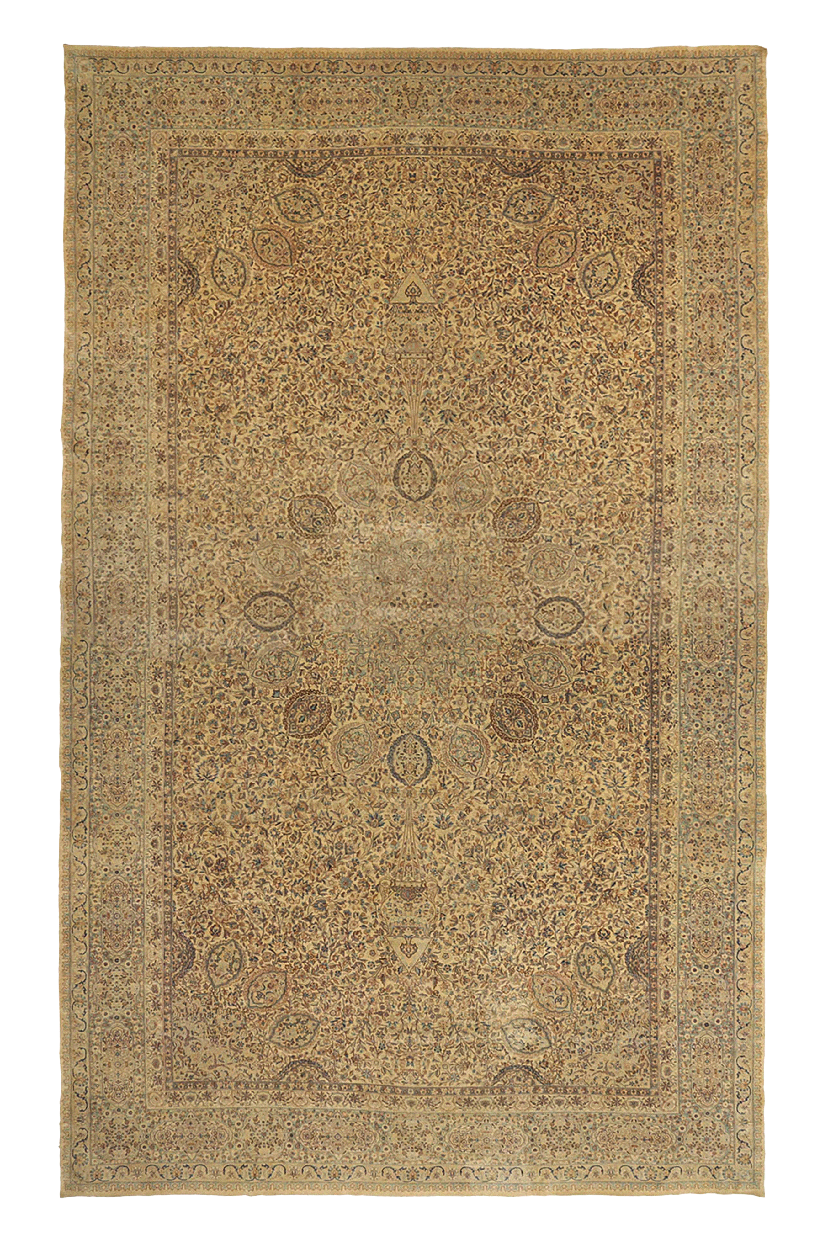 Antique Persian Traditional Rug 92427