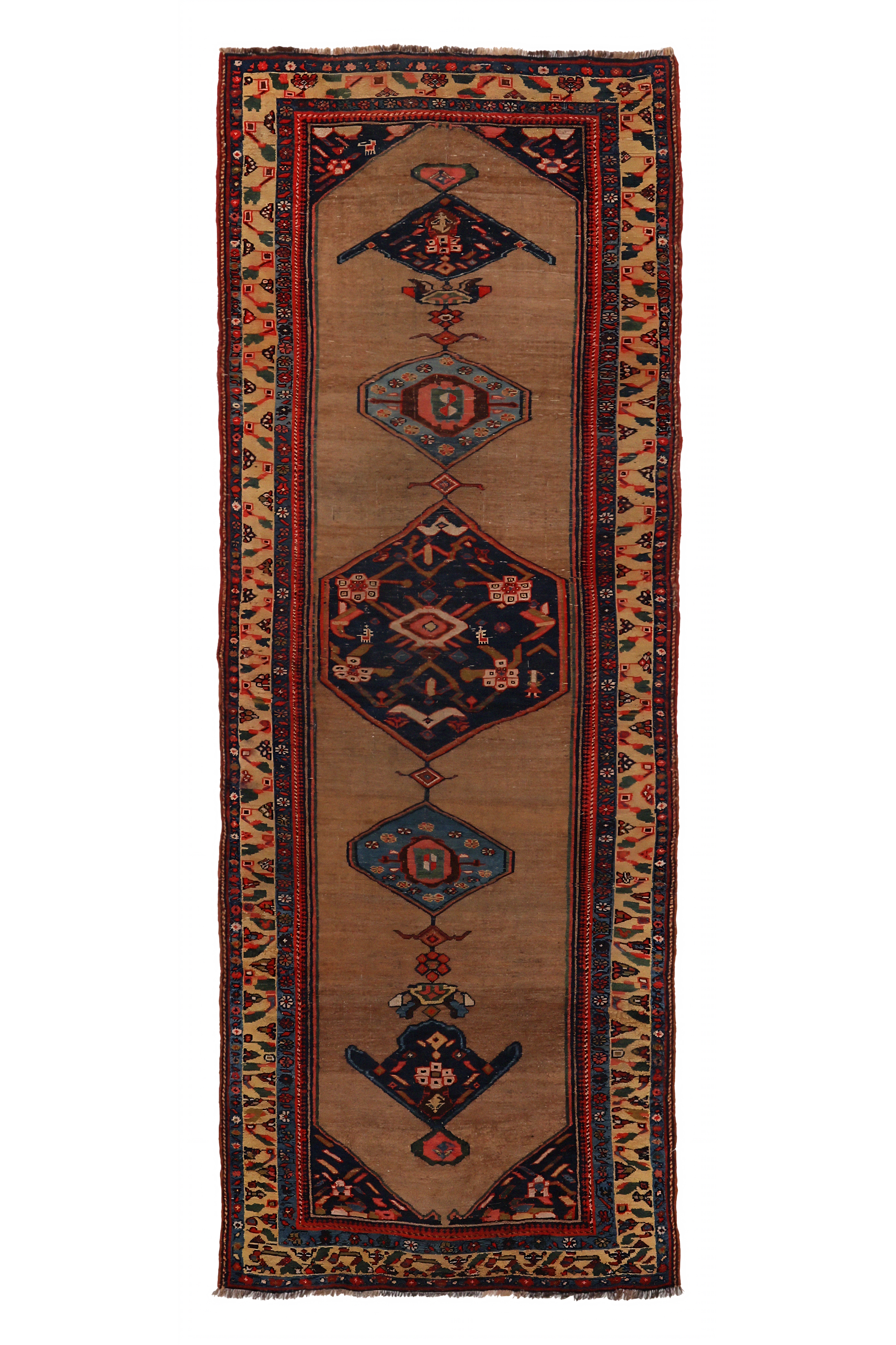 Antique Persian Bijar Traditional Rug 92434
