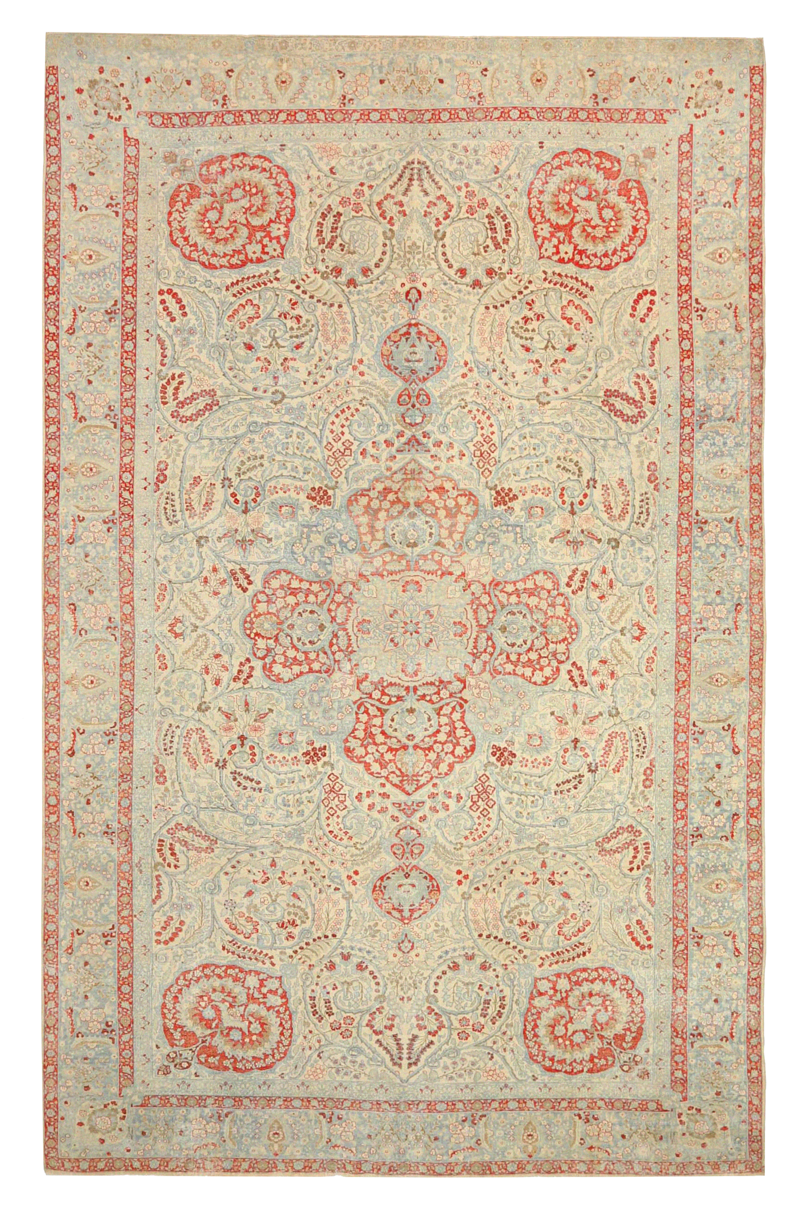 Antique Persian Tabriz Transitional Rug 92546