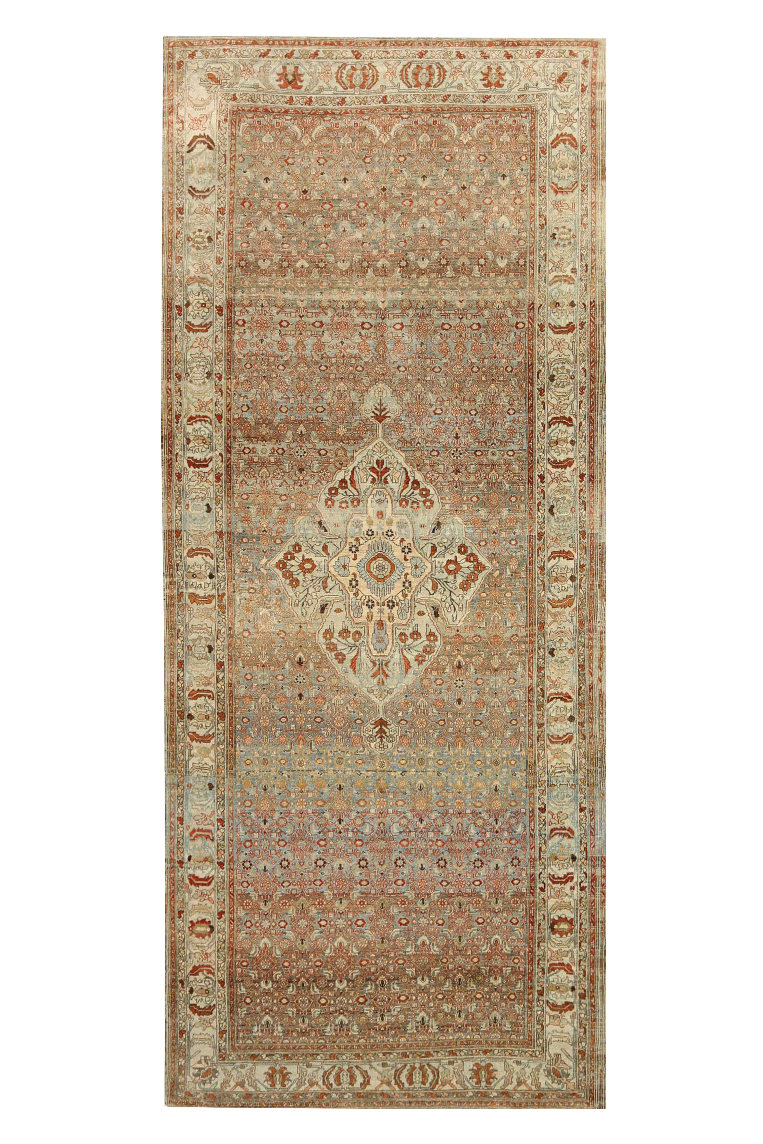 Antique Persian Malayer Traditional Rug 92550
