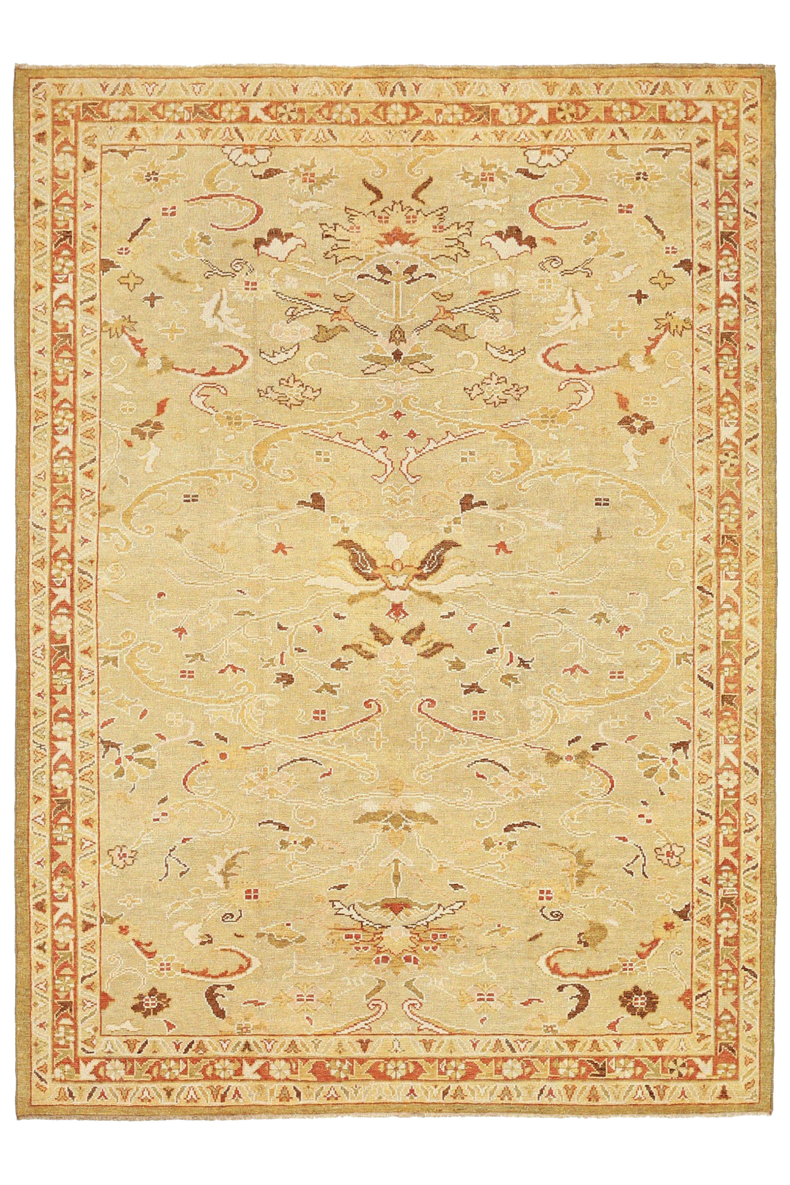 Antique Persian Mahal Traditional Rug 92766