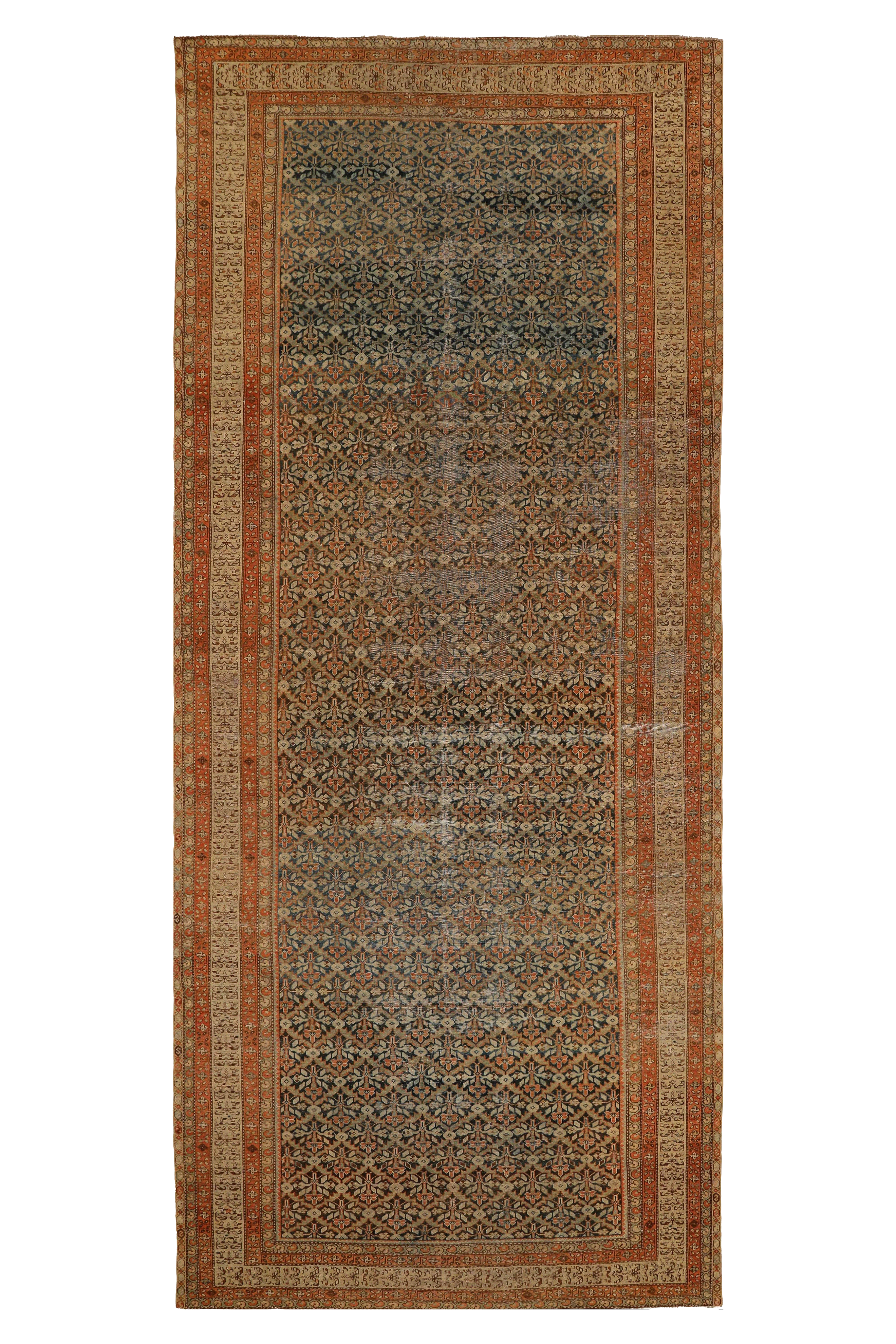 Antique Persian Malayer Traditional Rug 93404
